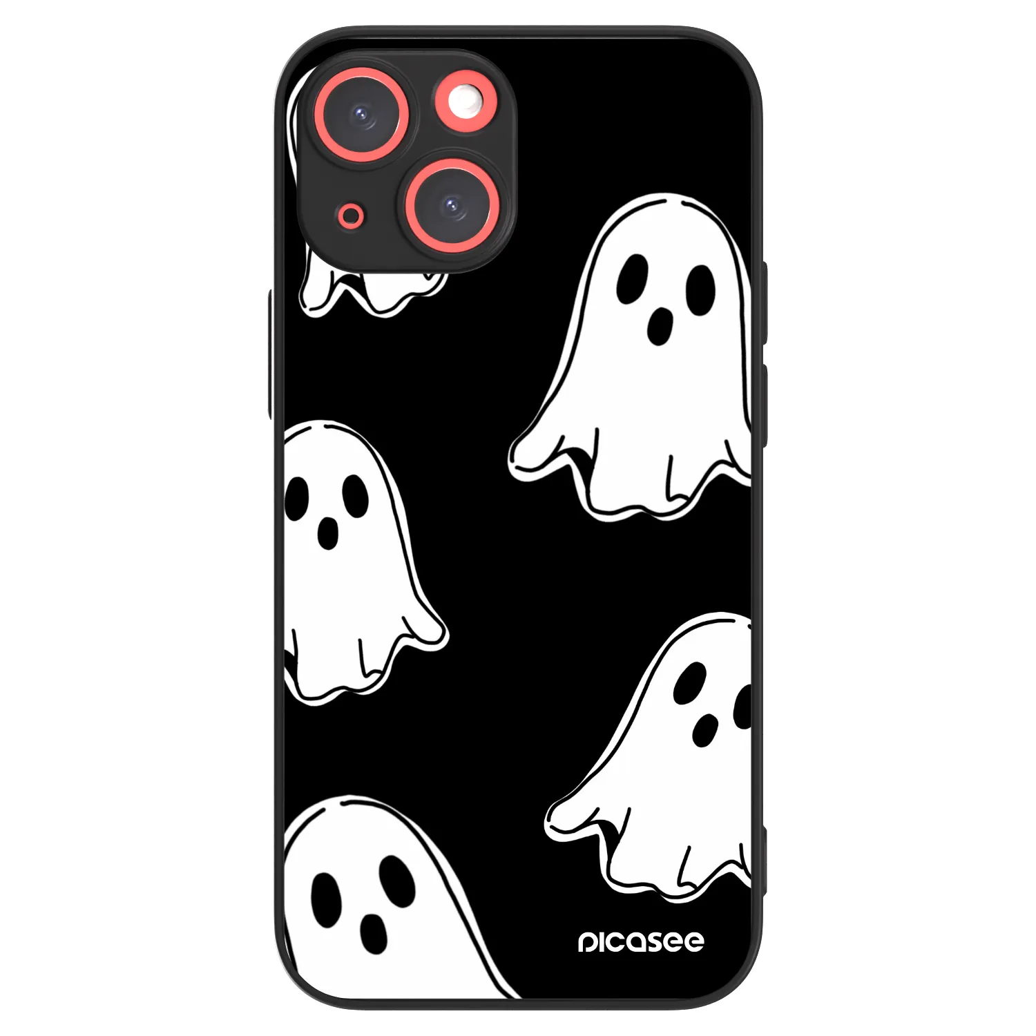 Picasee ULTIMATE CASE pro Apple iPhone 13 mini - Black ghosts