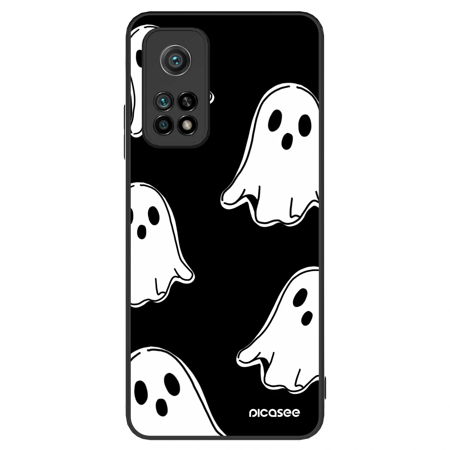 Picasee ULTIMATE CASE pro Xiaomi Mi 10T - Black ghosts