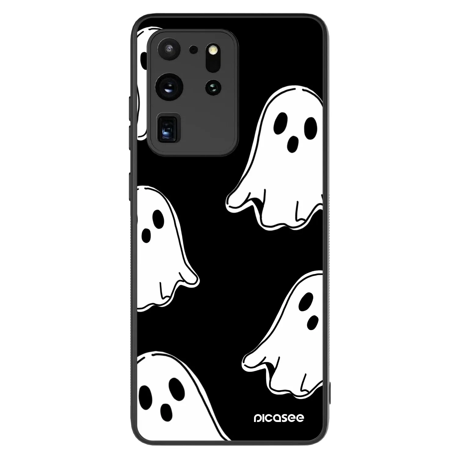 Picasee ULTIMATE CASE pro Samsung Galaxy S20 Ultra 5G G988F - Black ghosts