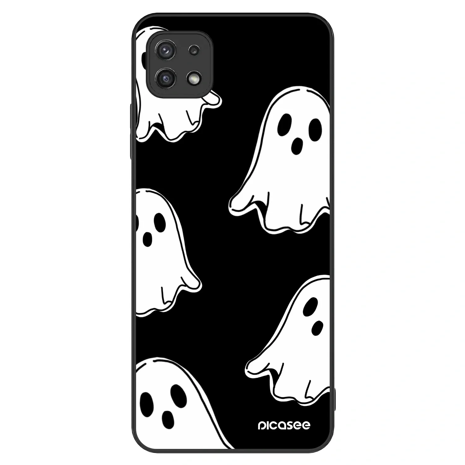 Picasee ULTIMATE CASE pro Samsung Galaxy A22 A226B 5G - Black ghosts