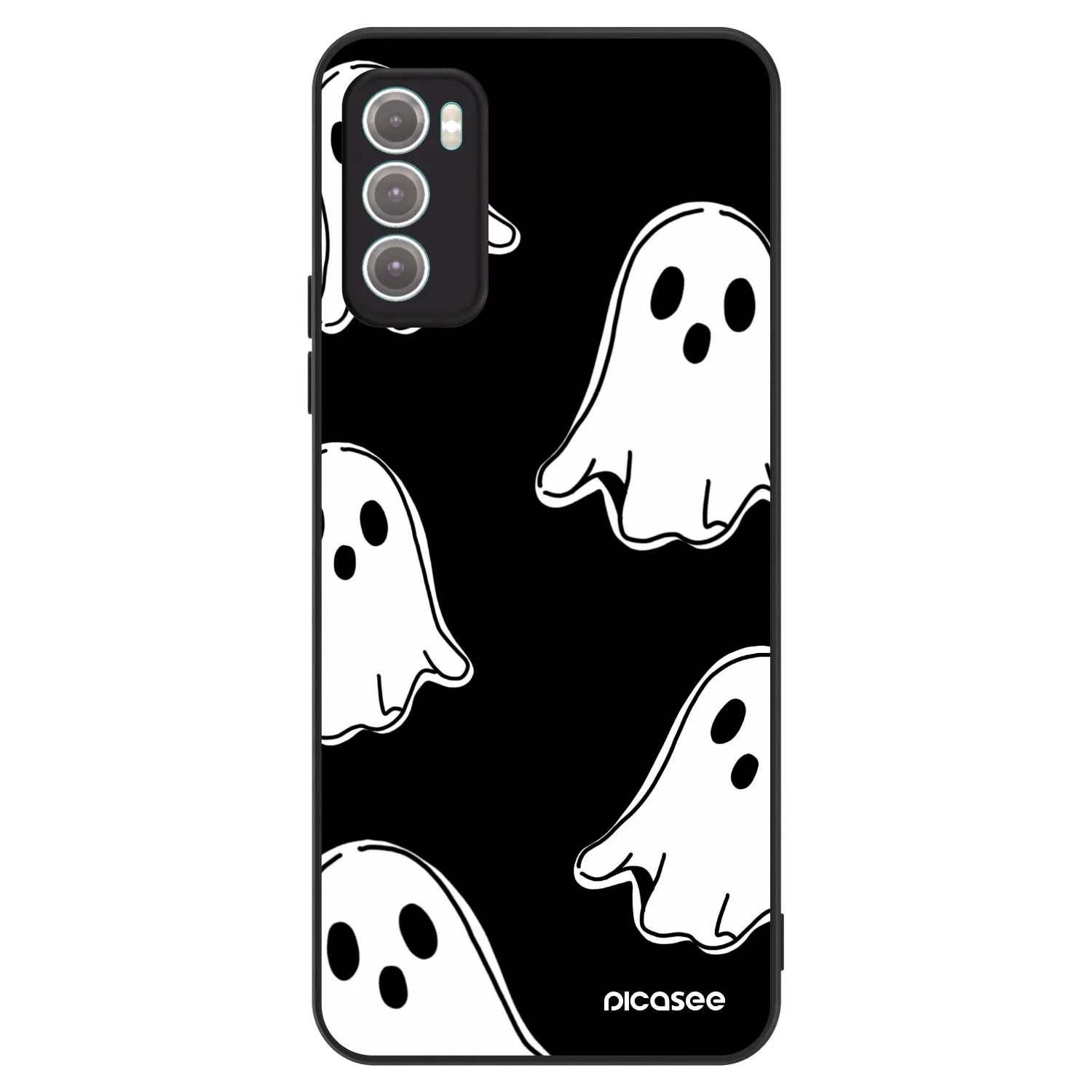 Picasee ULTIMATE CASE pro Motorola Moto G60 - Black ghosts