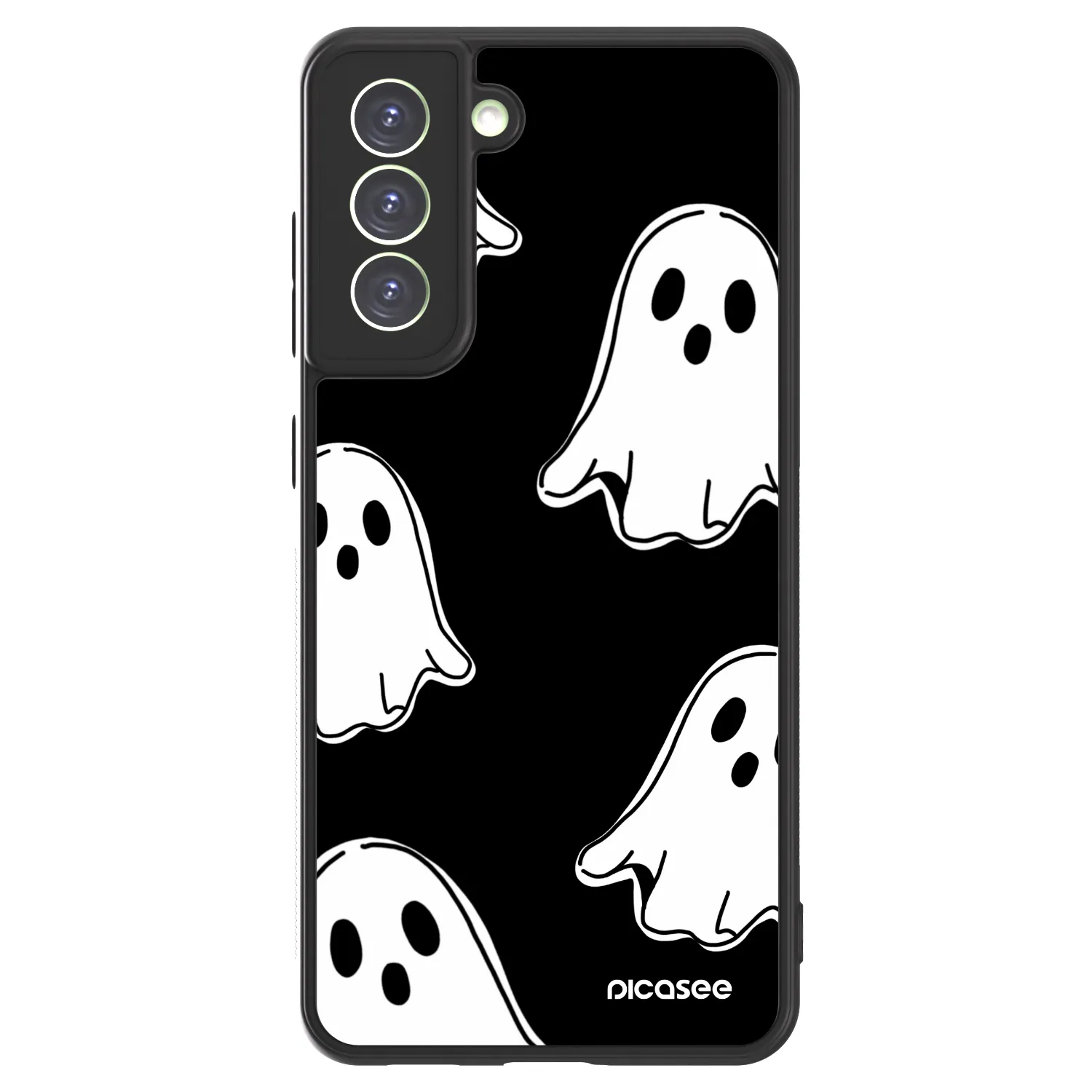 Picasee ULTIMATE CASE pro Samsung Galaxy S21 FE 5G - Black ghosts
