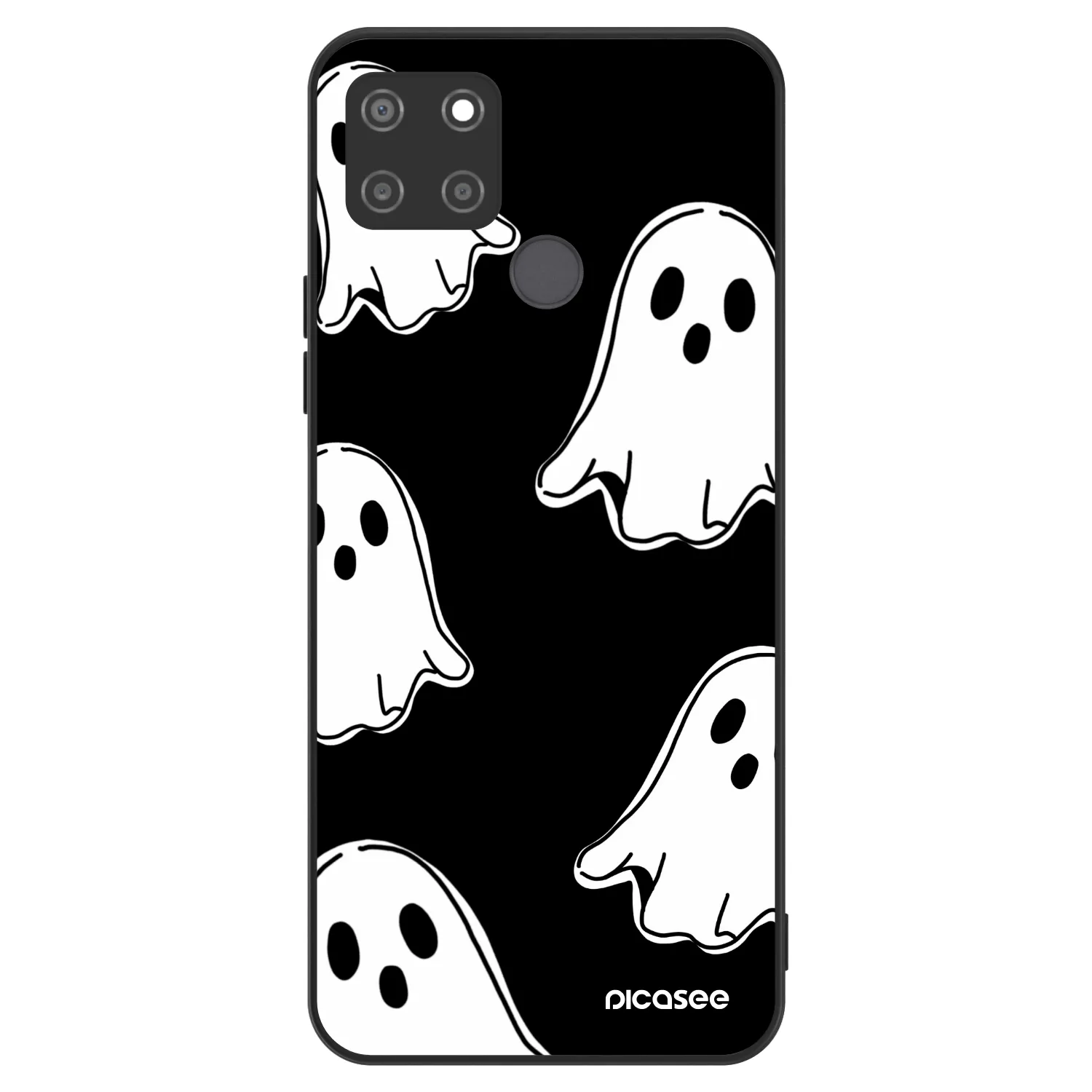 Picasee ULTIMATE CASE pro Realme C21Y - Black ghosts