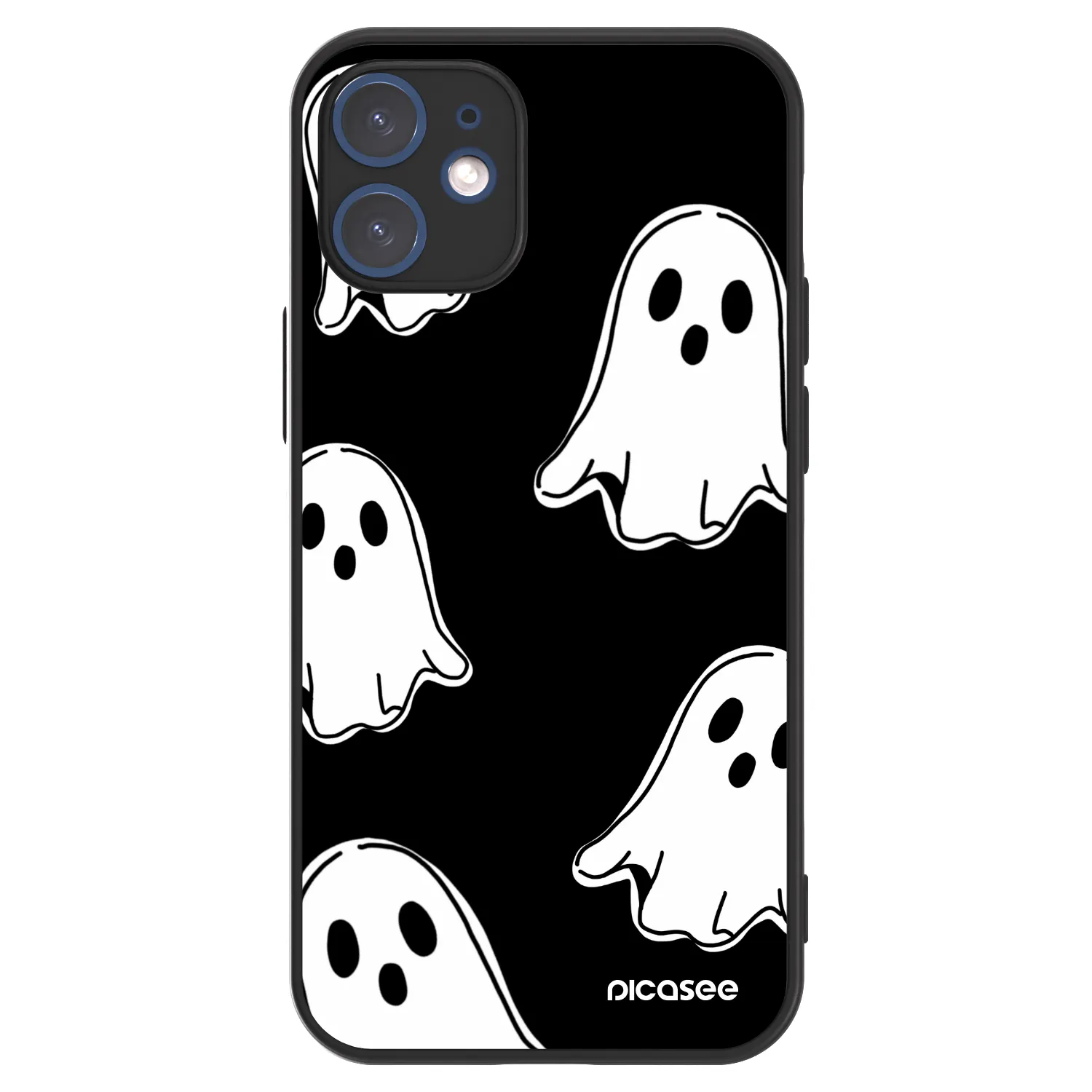 Picasee ULTIMATE CASE MagSafe pro Apple iPhone 12 mini - Black ghosts