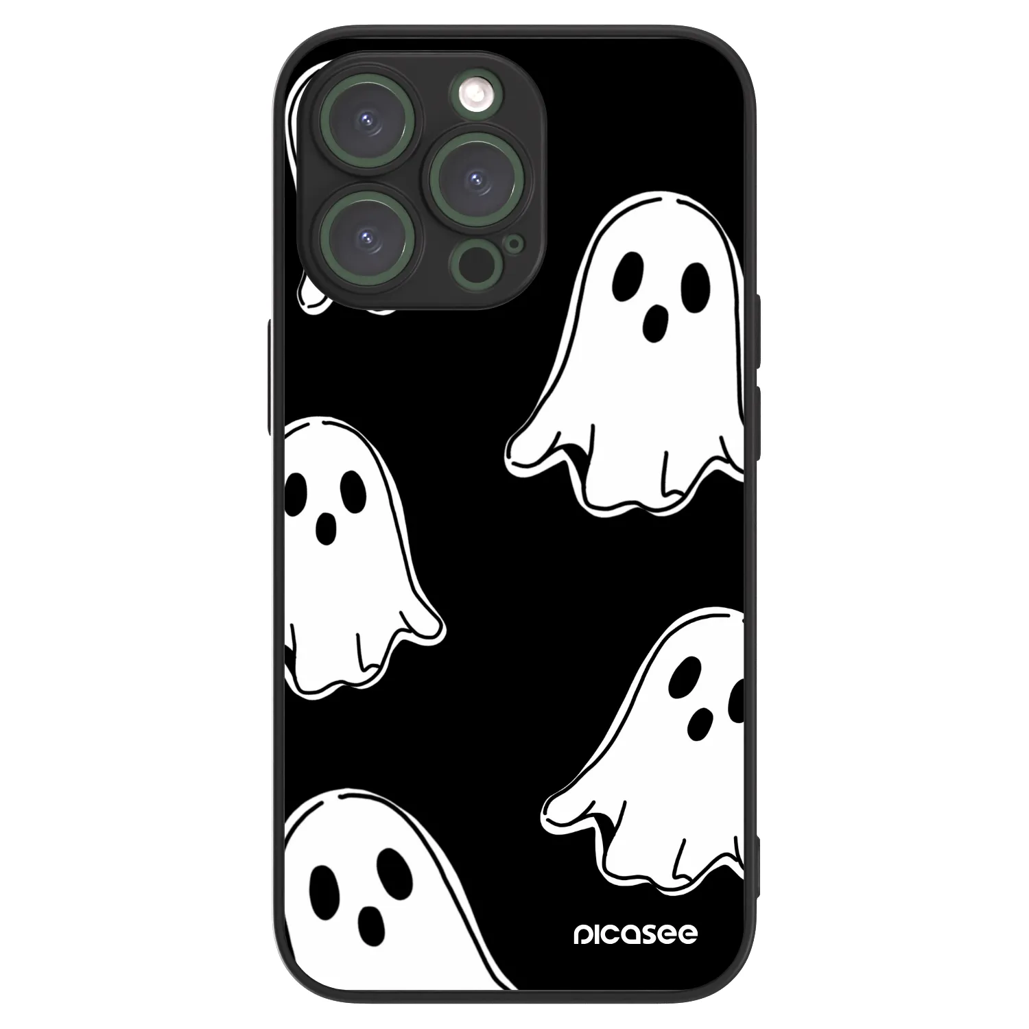 Picasee ULTIMATE CASE MagSafe pro Apple iPhone 13 Pro - Black ghosts