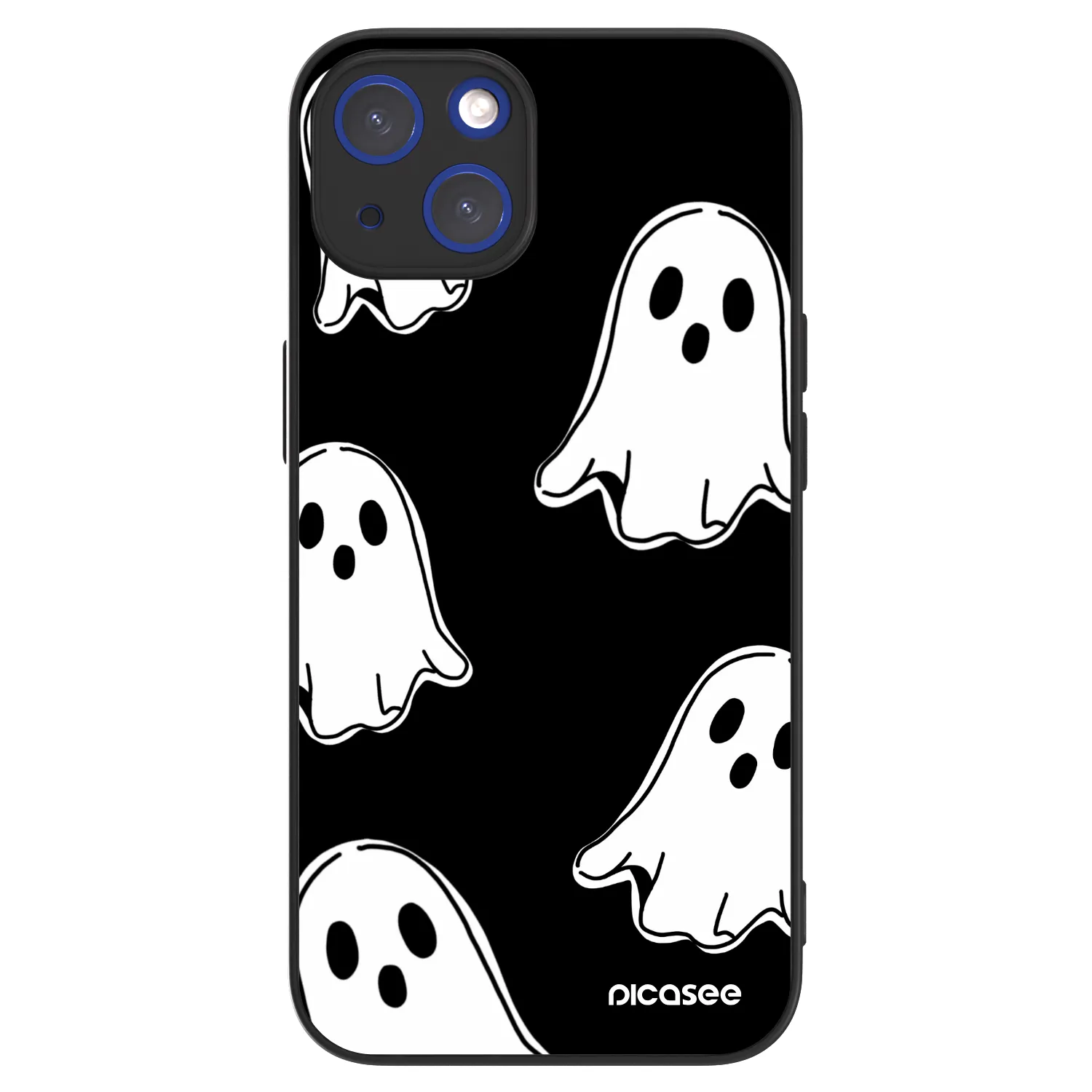 Picasee ULTIMATE CASE MagSafe pro Apple iPhone 14 - Black ghosts