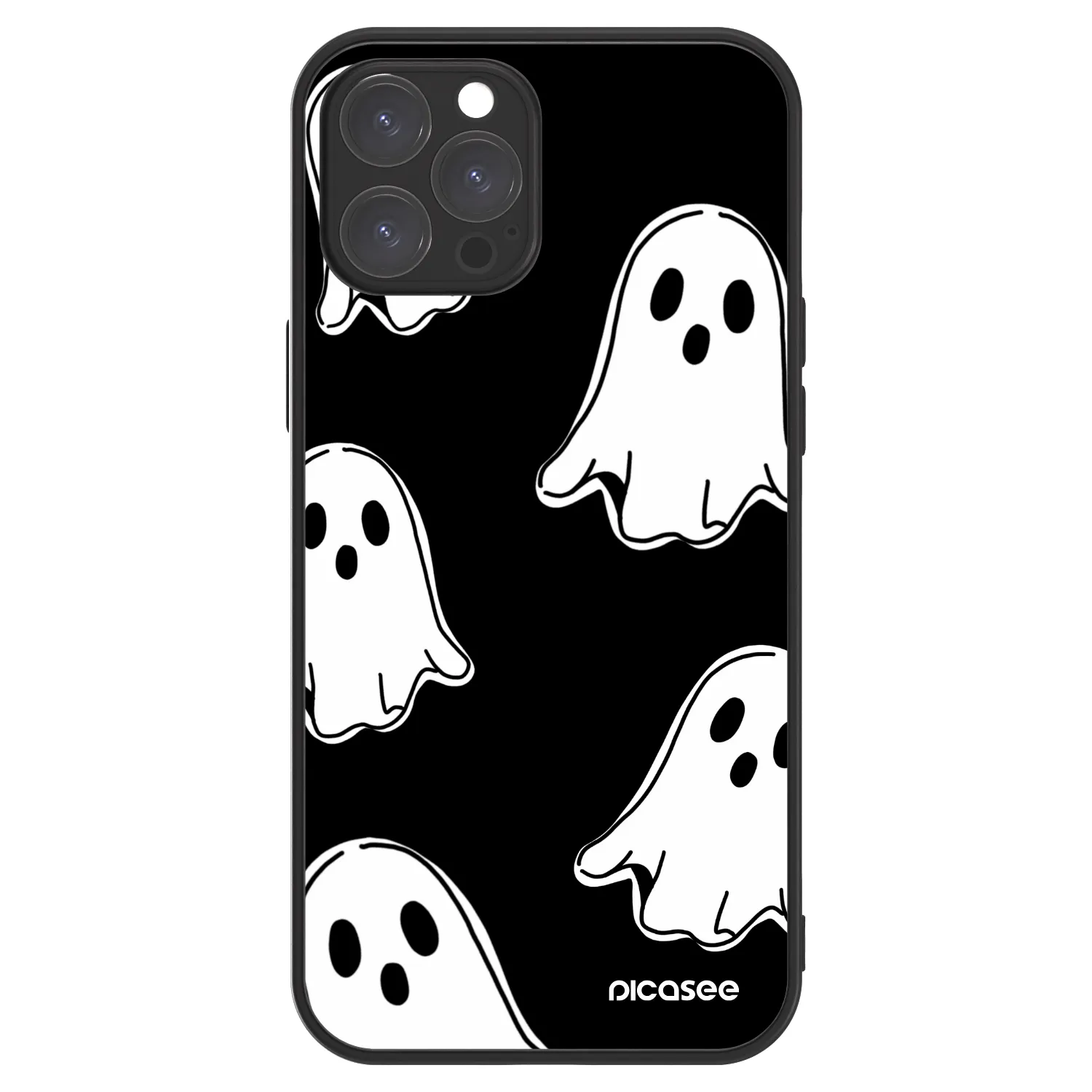 Picasee ULTIMATE CASE MagSafe pro Apple iPhone 12 Pro Max - Black ghosts