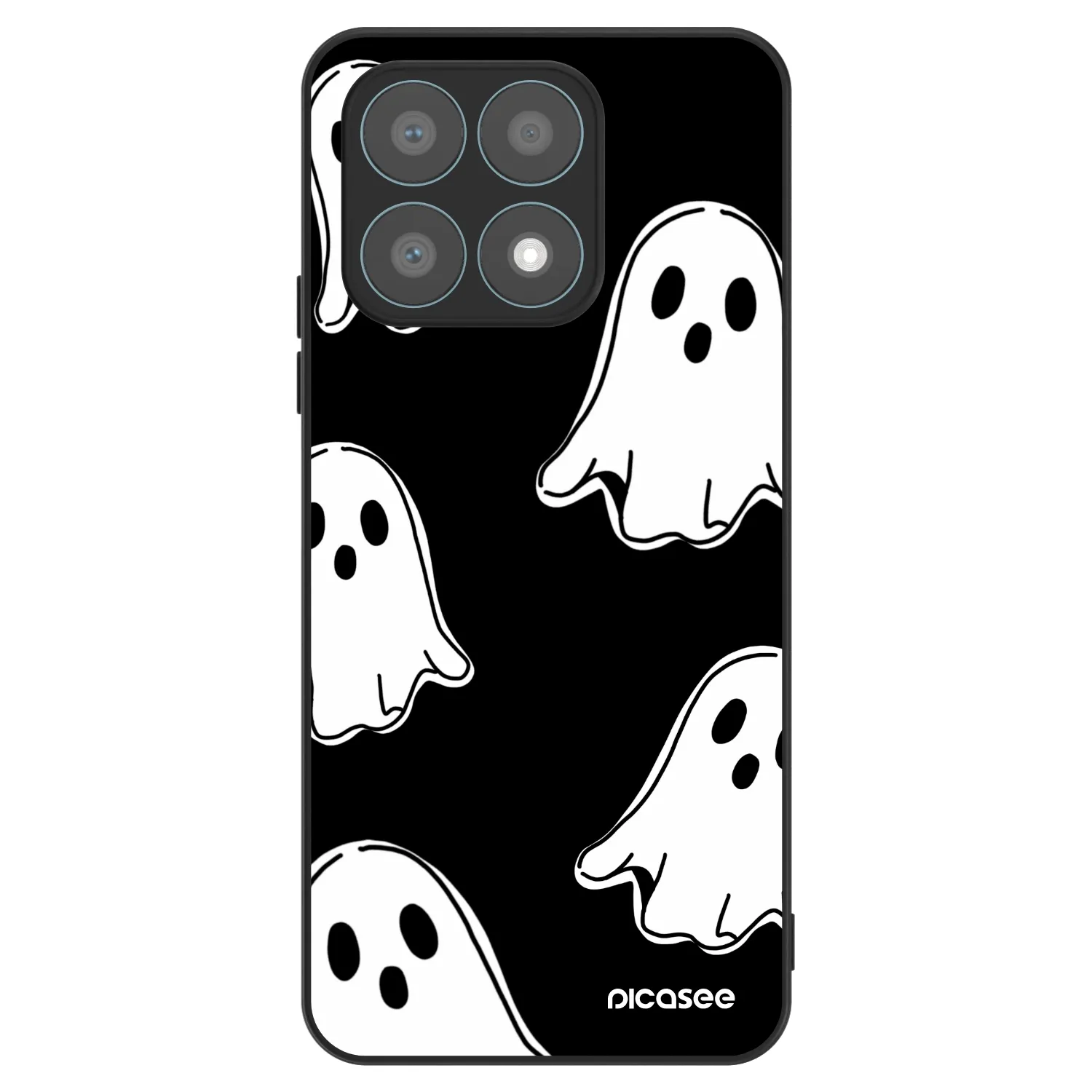 Picasee ULTIMATE CASE pro Honor X8a - Black ghosts