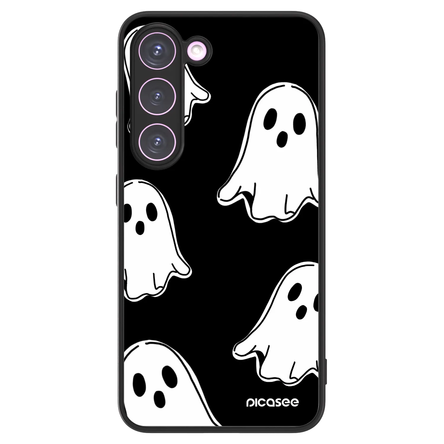Picasee ULTIMATE CASE PowerShare pro Samsung Galaxy S23 5G - Black ghosts