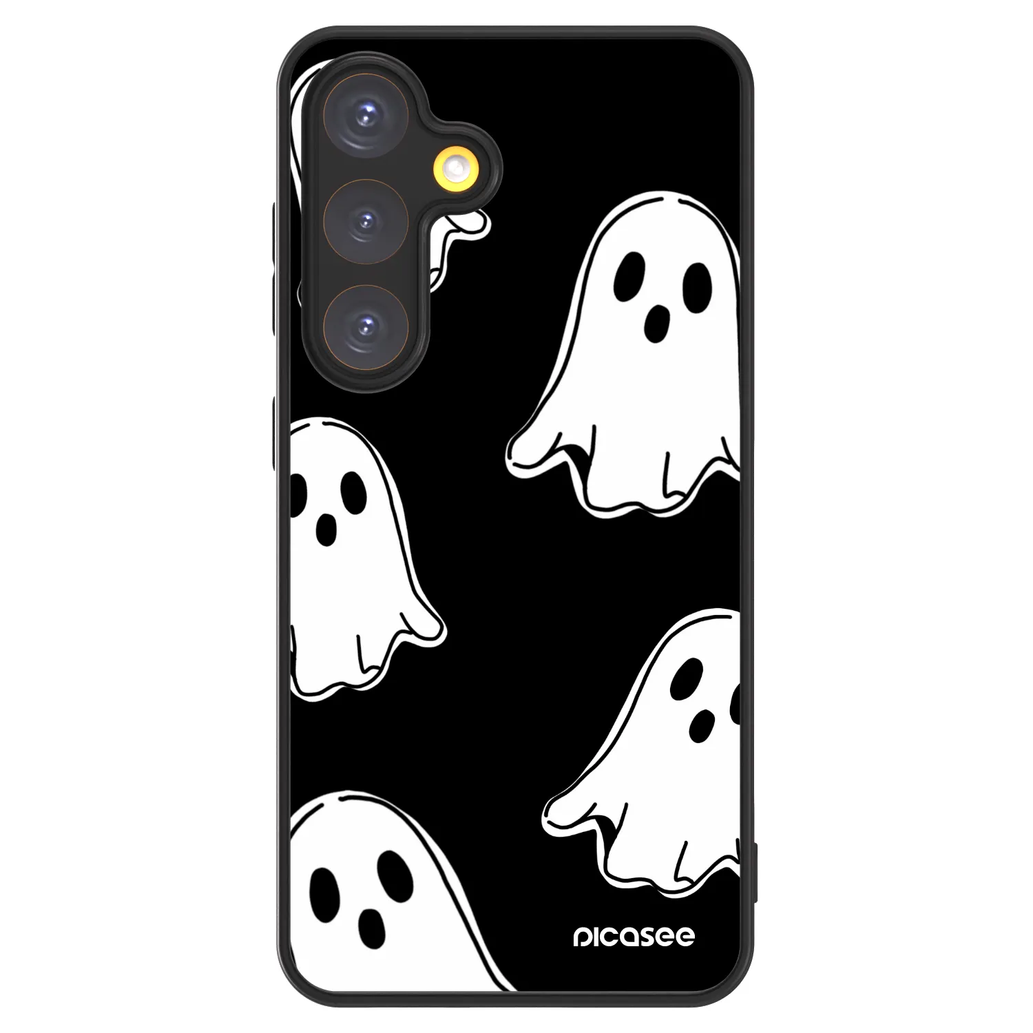 Picasee ULTIMATE CASE pro Samsung Galaxy S24 S921B 5G - Black ghosts