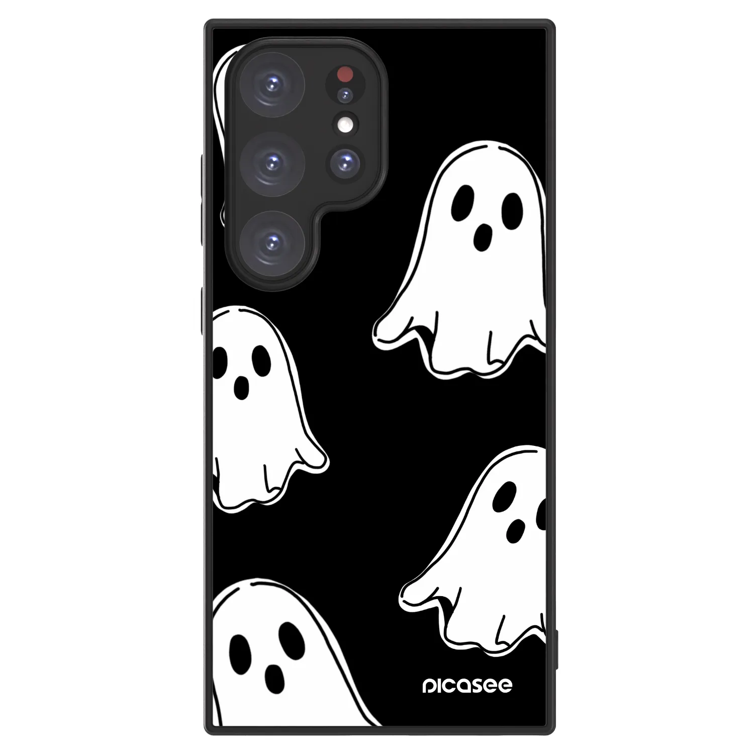 Picasee ULTIMATE CASE pro Samsung Galaxy S24 Ultra S928B 5G - Black ghosts