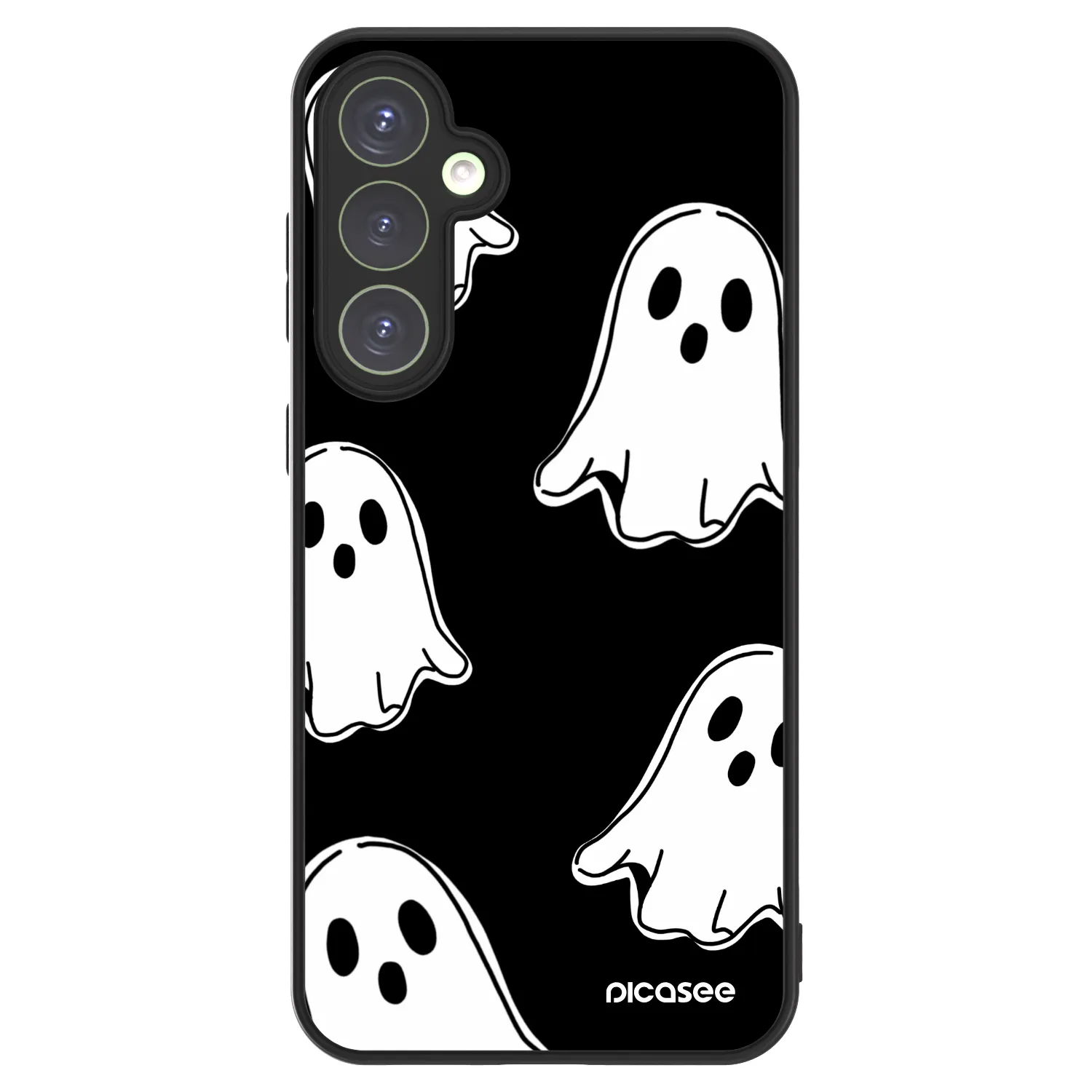 Picasee ULTIMATE CASE PowerShare pro Samsung Galaxy S23 FE S711B - Black ghosts