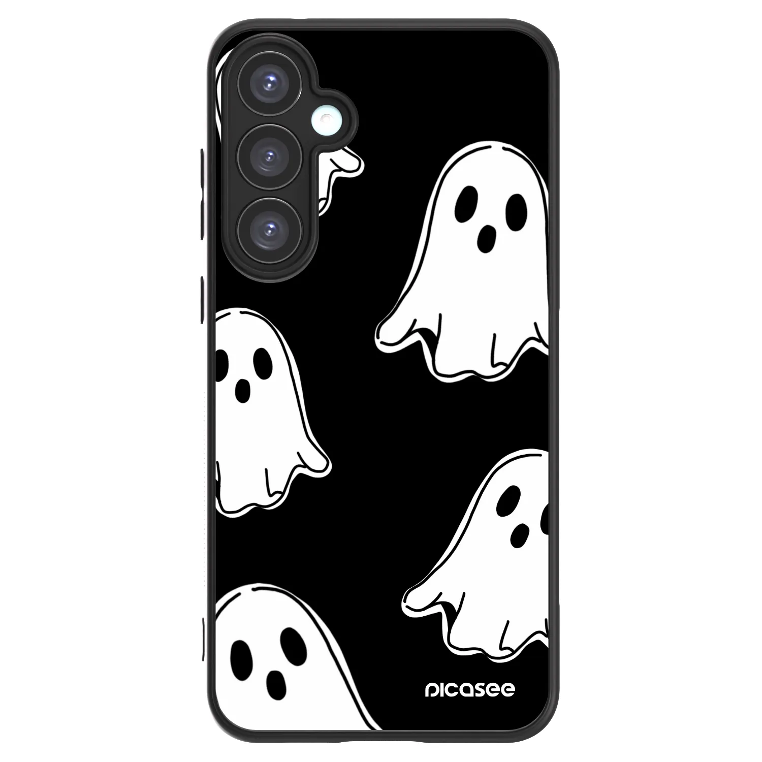 Picasee ULTIMATE CASE pro Samsung Galaxy A55 5G A556B - Black ghosts