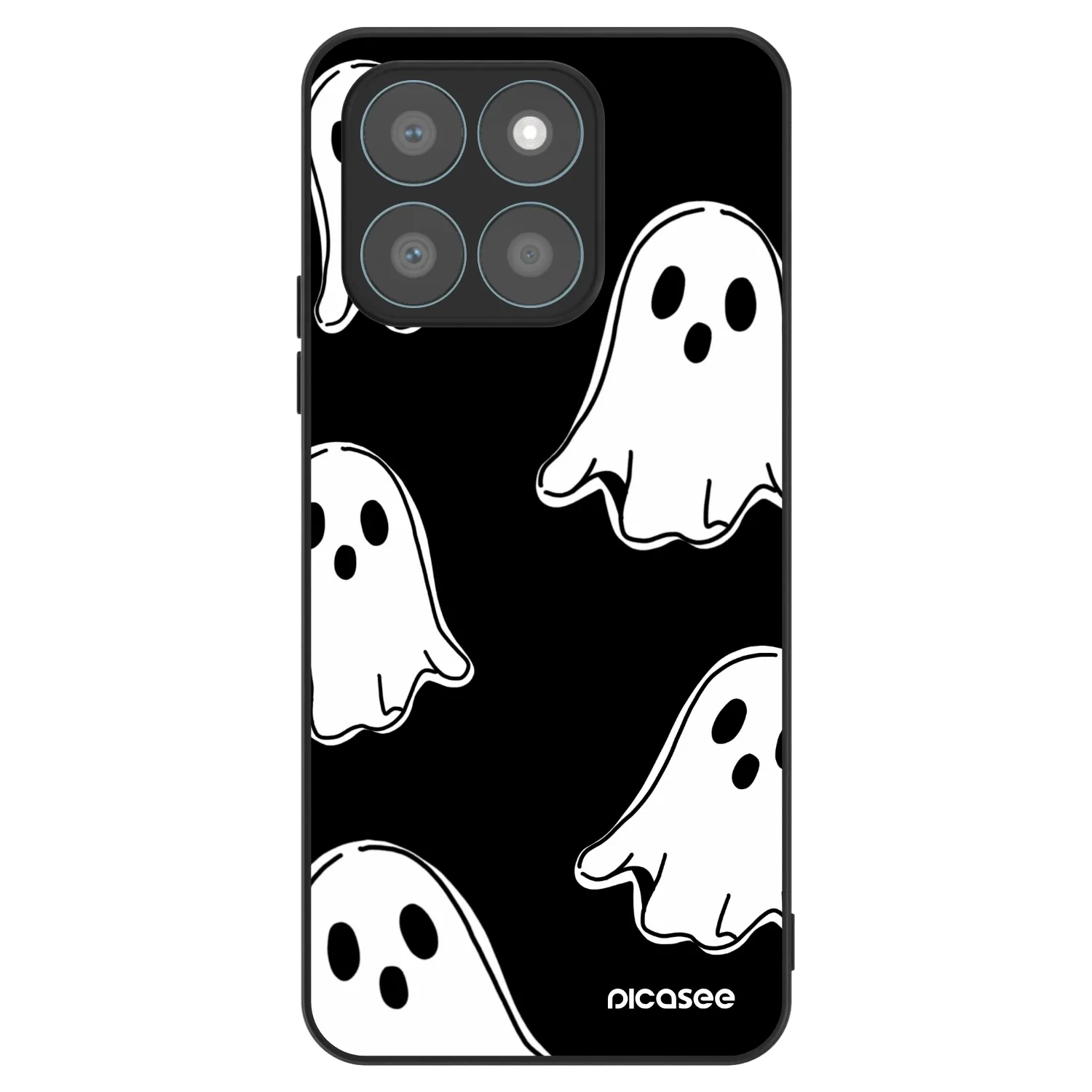 Picasee ULTIMATE CASE pro Honor X8b - Black ghosts