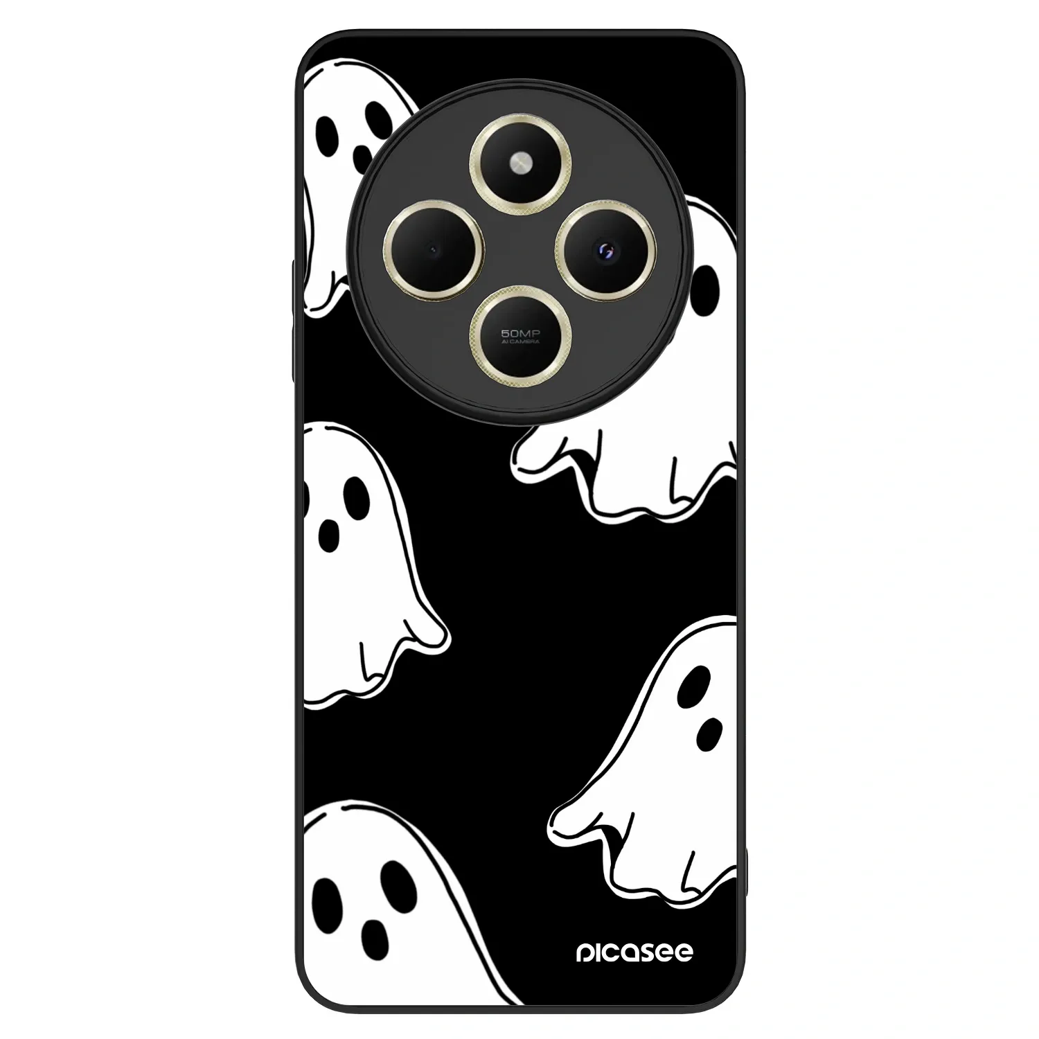 Picasee ULTIMATE CASE pro Xiaomi Redmi 14C - Black ghosts