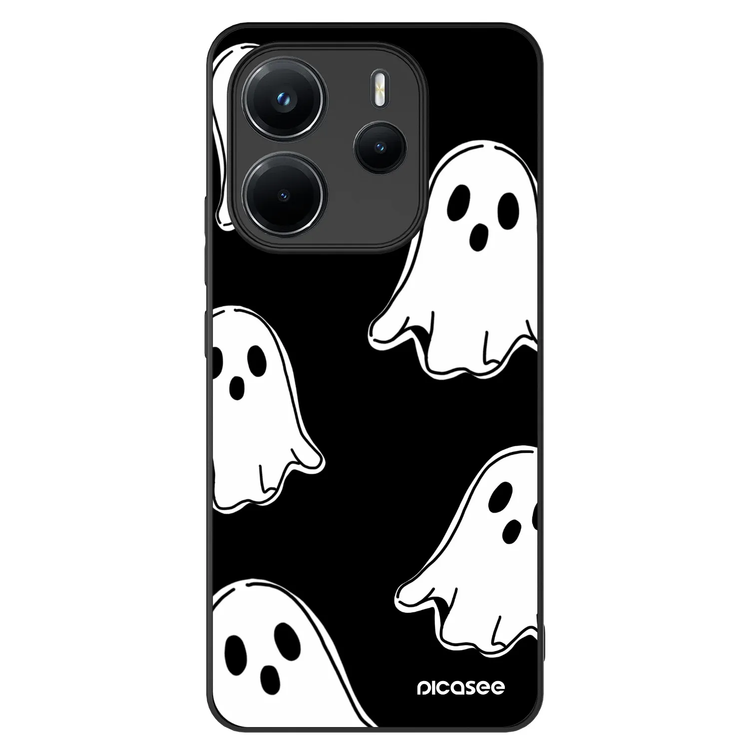 Picasee ULTIMATE CASE pro Xiaomi Redmi Note 14 4G - Black ghosts