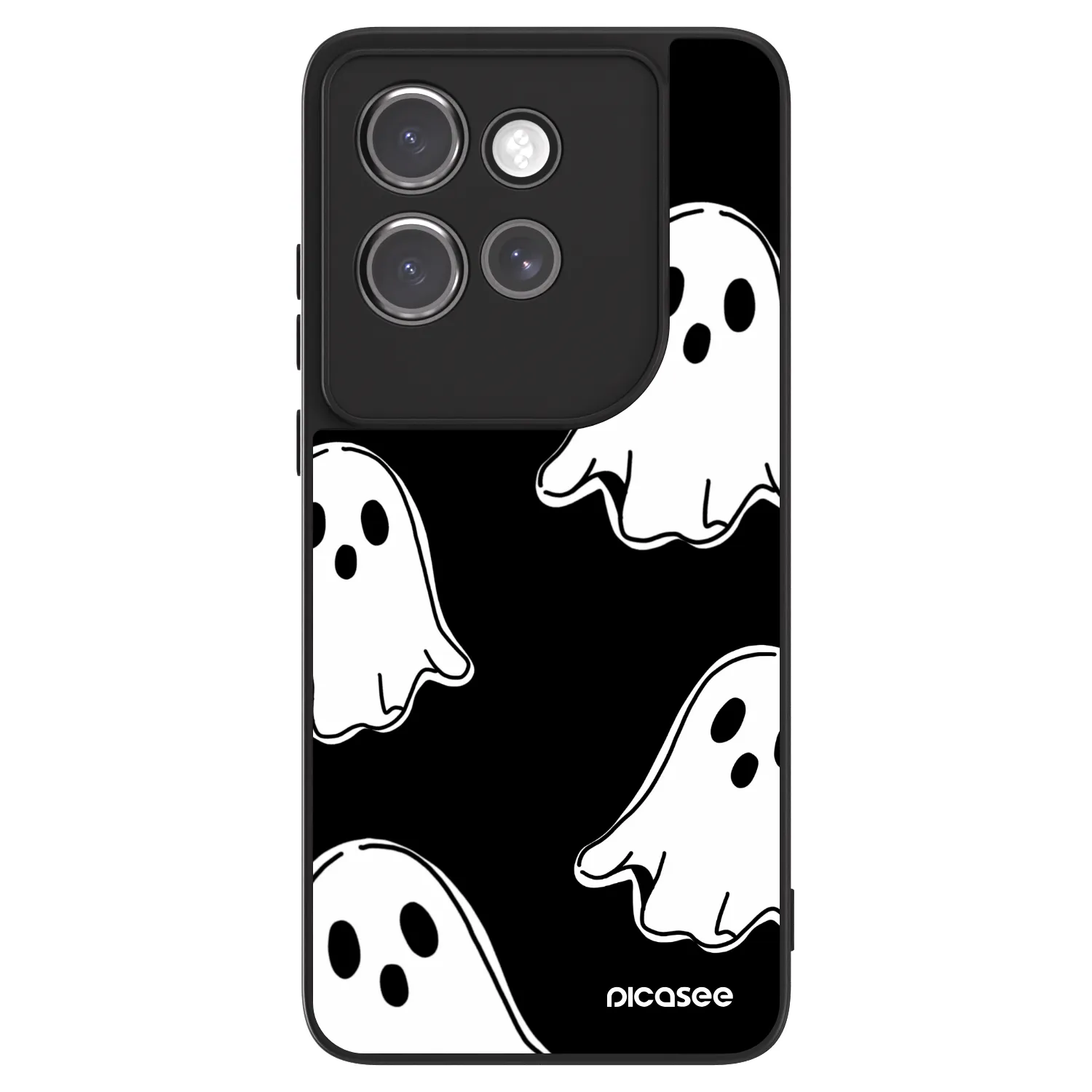 Picasee ULTIMATE CASE pro Motorola Edge 50 Neo - Black ghosts