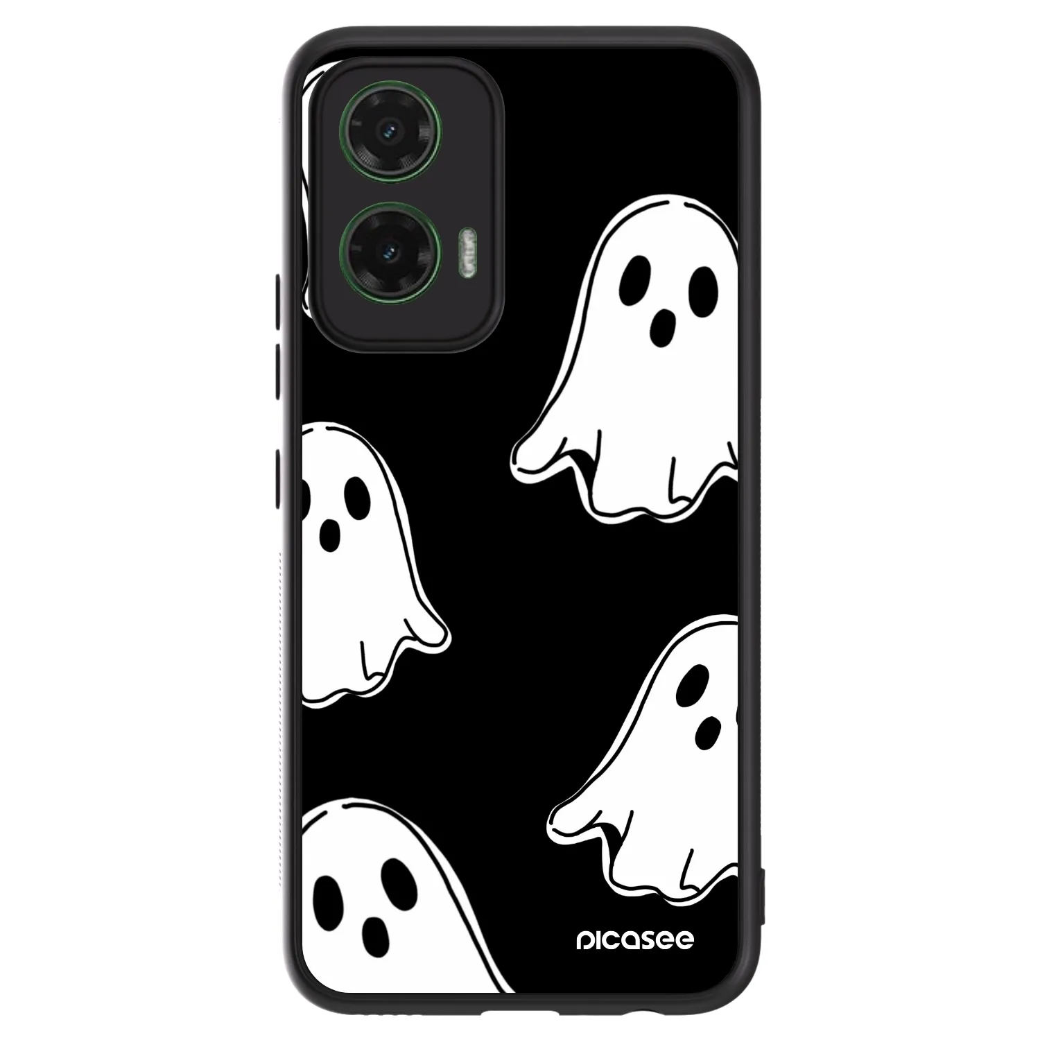 Picasee ULTIMATE CASE pro Motorola Moto G35 5G - Black ghosts
