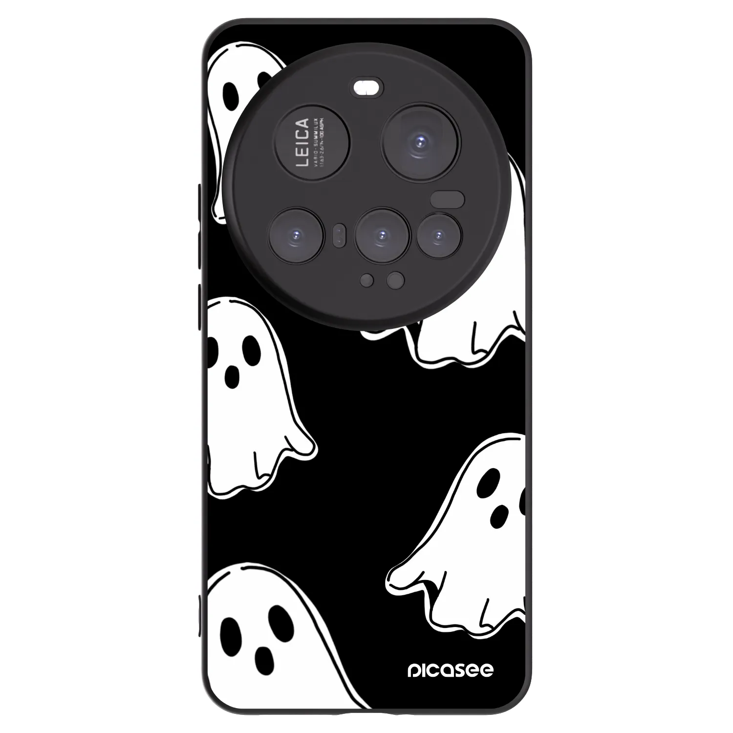 Picasee silikónový čierny obal pre Xiaomi 15 Ultra - Black ghosts
