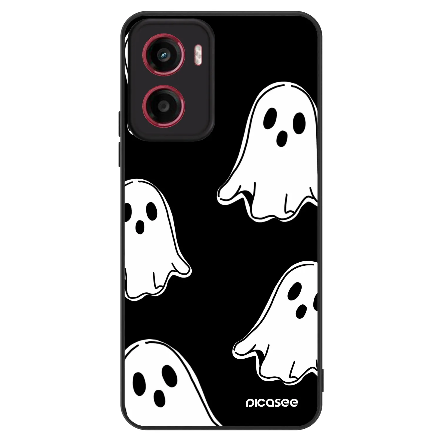Picasee ULTIMATE CASE pro Motorola Moto G05 - Black ghosts