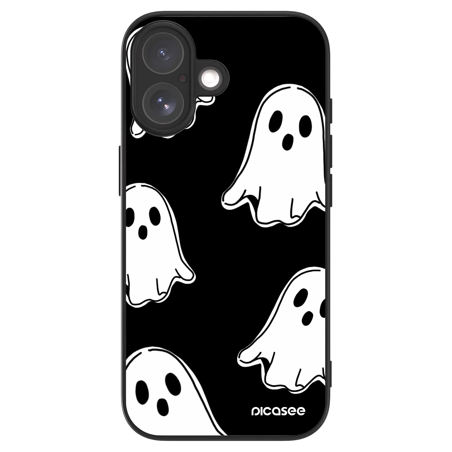 Picasee ULTIMATE CASE pro Apple iPhone 17 - Black ghosts