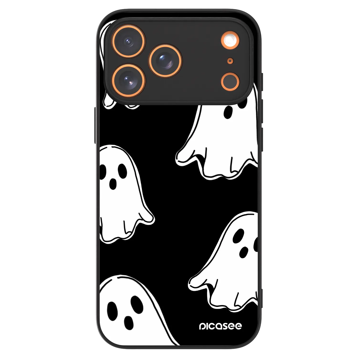 Picasee ULTIMATE CASE pro Apple iPhone 17 Pro Max - Black ghosts
