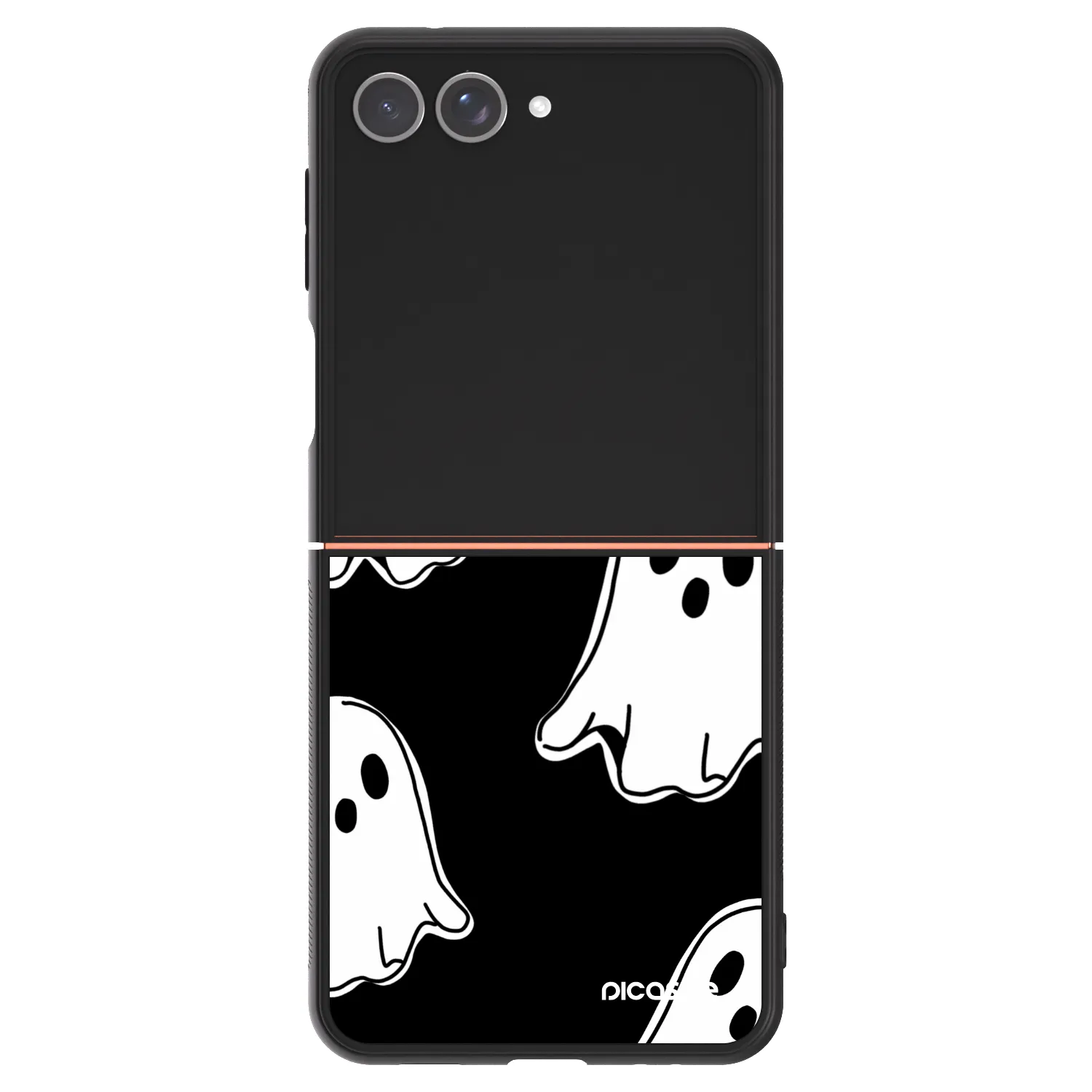 Picasee ULTIMATE CASE pro Samsung Galaxy Z Flip7 5G - Black ghosts