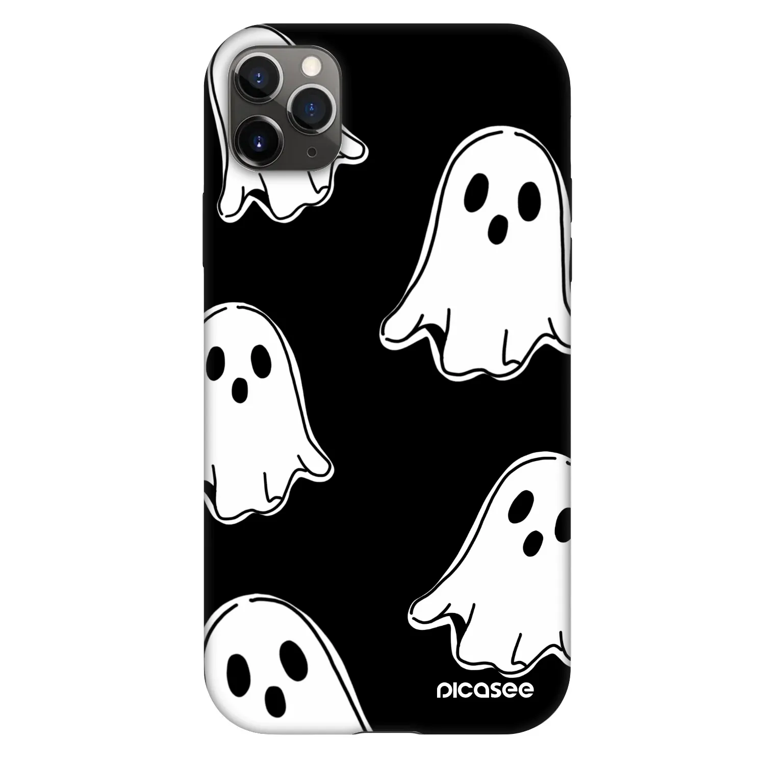 Picasee Fashion Case pre Apple iPhone 11 Pro Max - Black ghosts