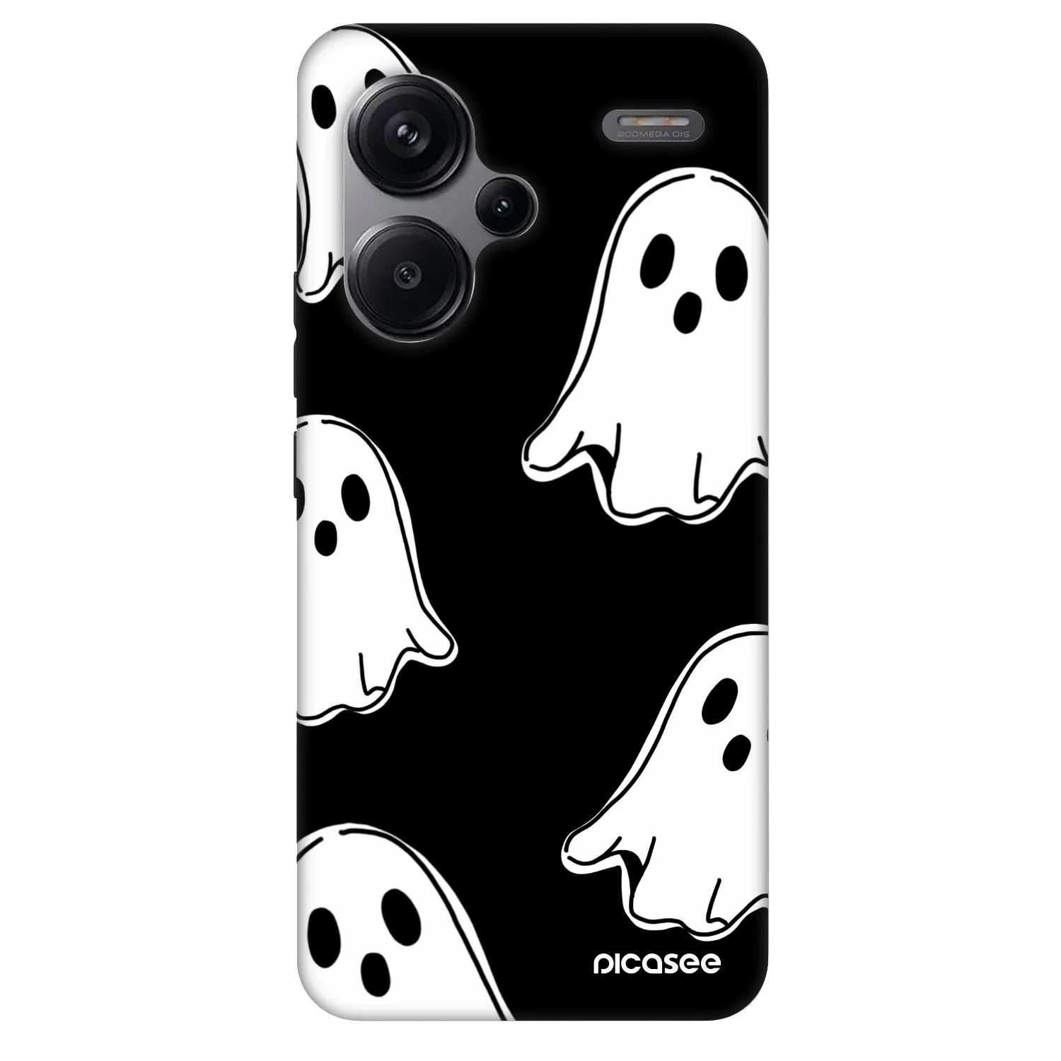 Picasee Fashion Case pre Xiaomi Redmi Note 13 Pro+ 5G - Black ghosts
