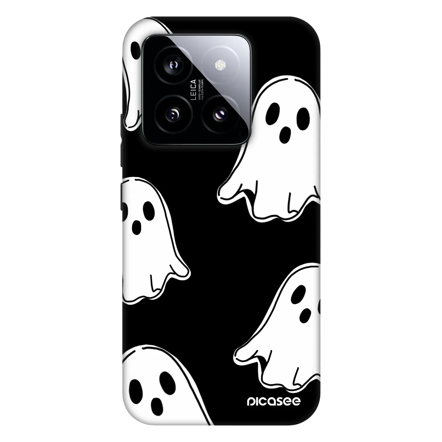 Picasee Fashion Case pre Xiaomi 14 - Black ghosts