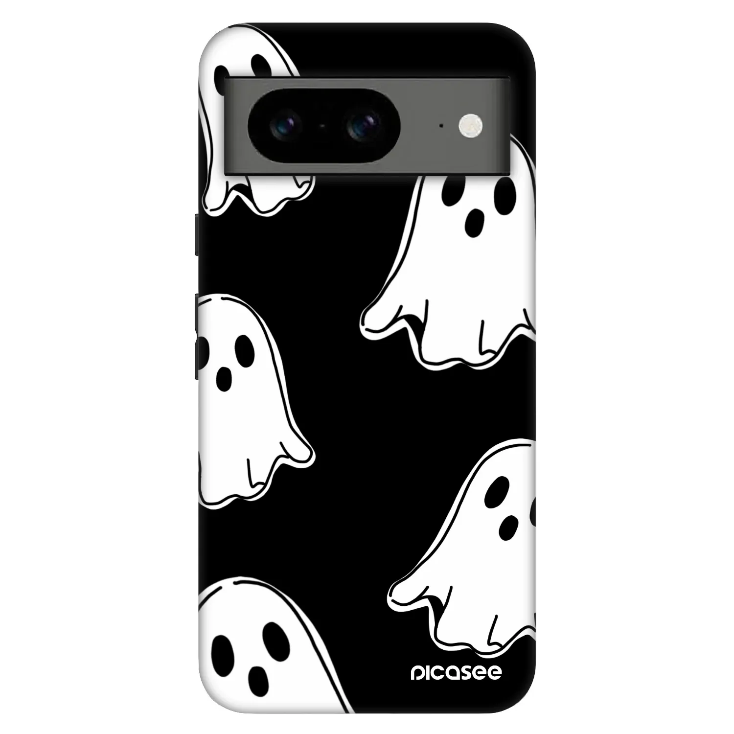 Picasee Fashion Case pre Google Pixel 8 Pro - Black ghosts