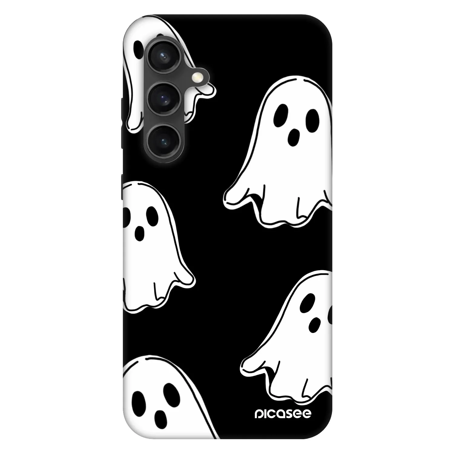 Picasee Fashion Case pre Samsung Galaxy S24 FE S721B - Black ghosts