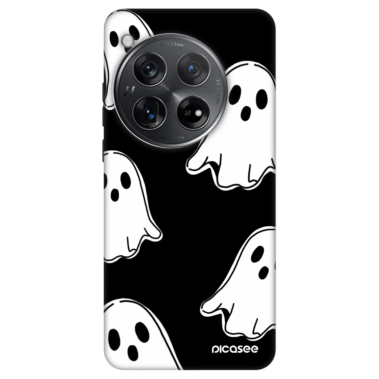 Picasee Fashion Case pre OnePlus 12 5G - Black ghosts