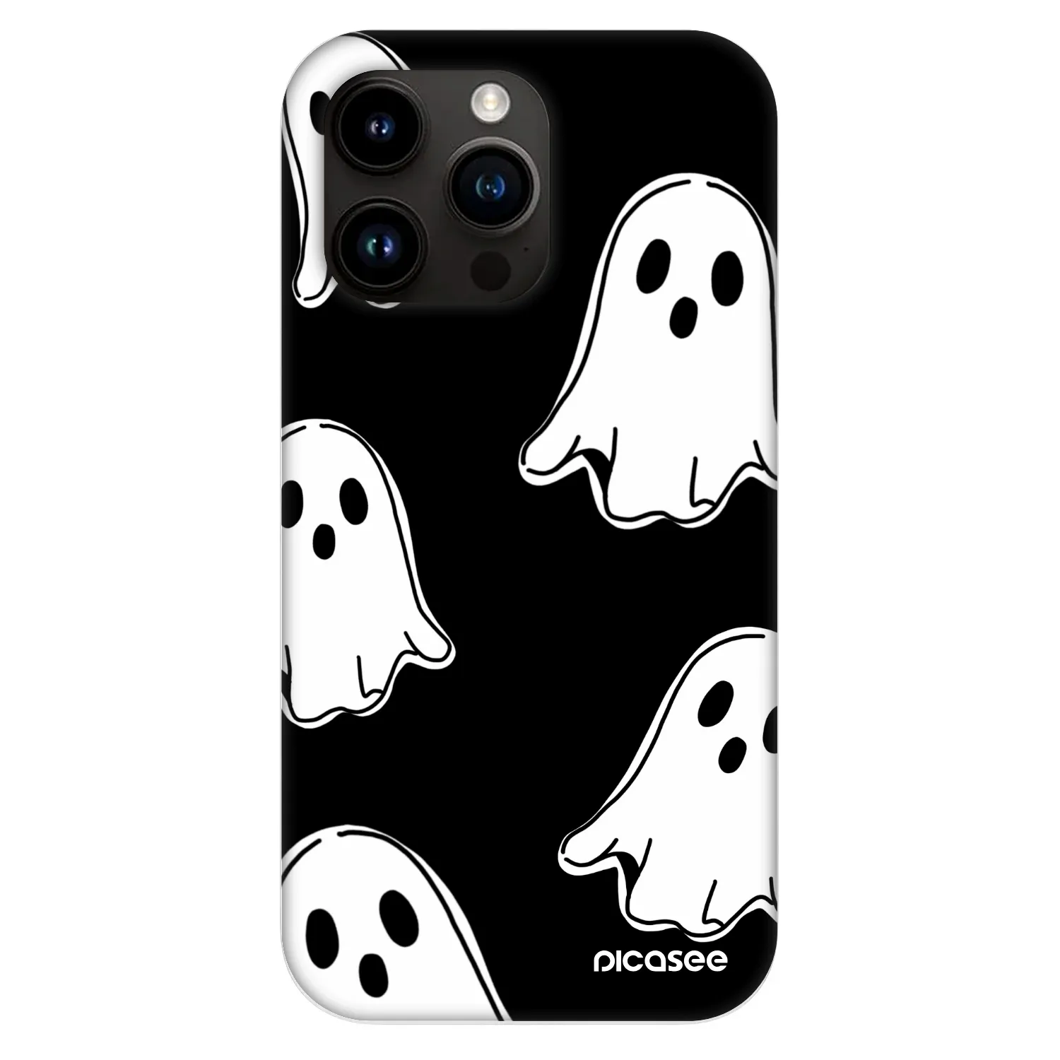 Picasee Fashion Case MagSafe pre Apple iPhone 13 Pro - Black ghosts
