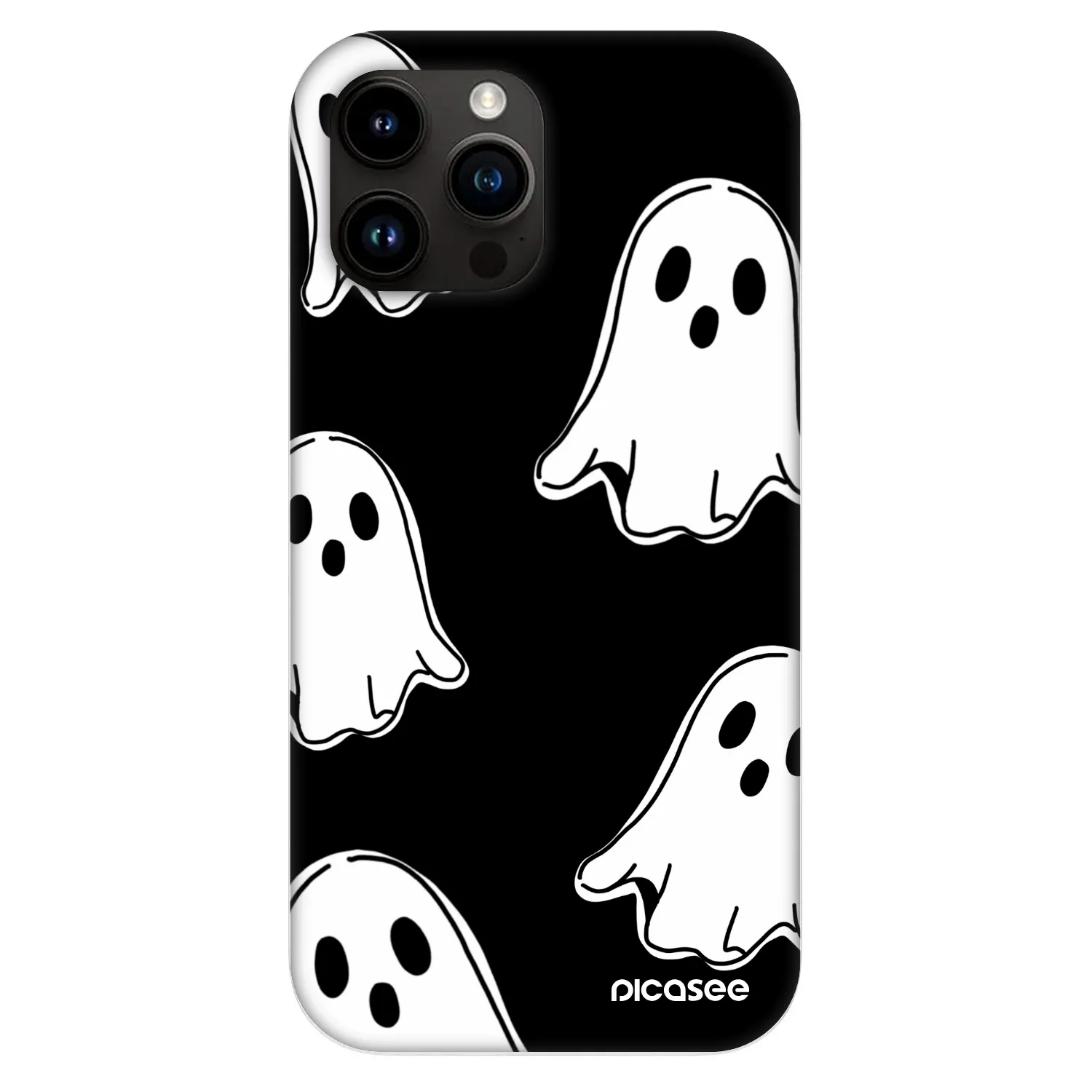 Picasee Fashion Case MagSafe pre Apple iPhone 13 Pro Max - Black ghosts