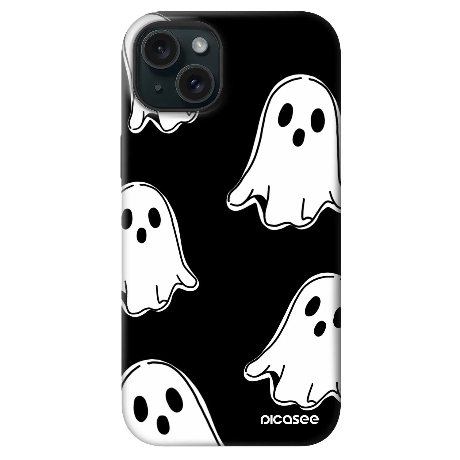 Picasee Fashion Case MagSafe pre Apple iPhone 14 Plus - Black ghosts