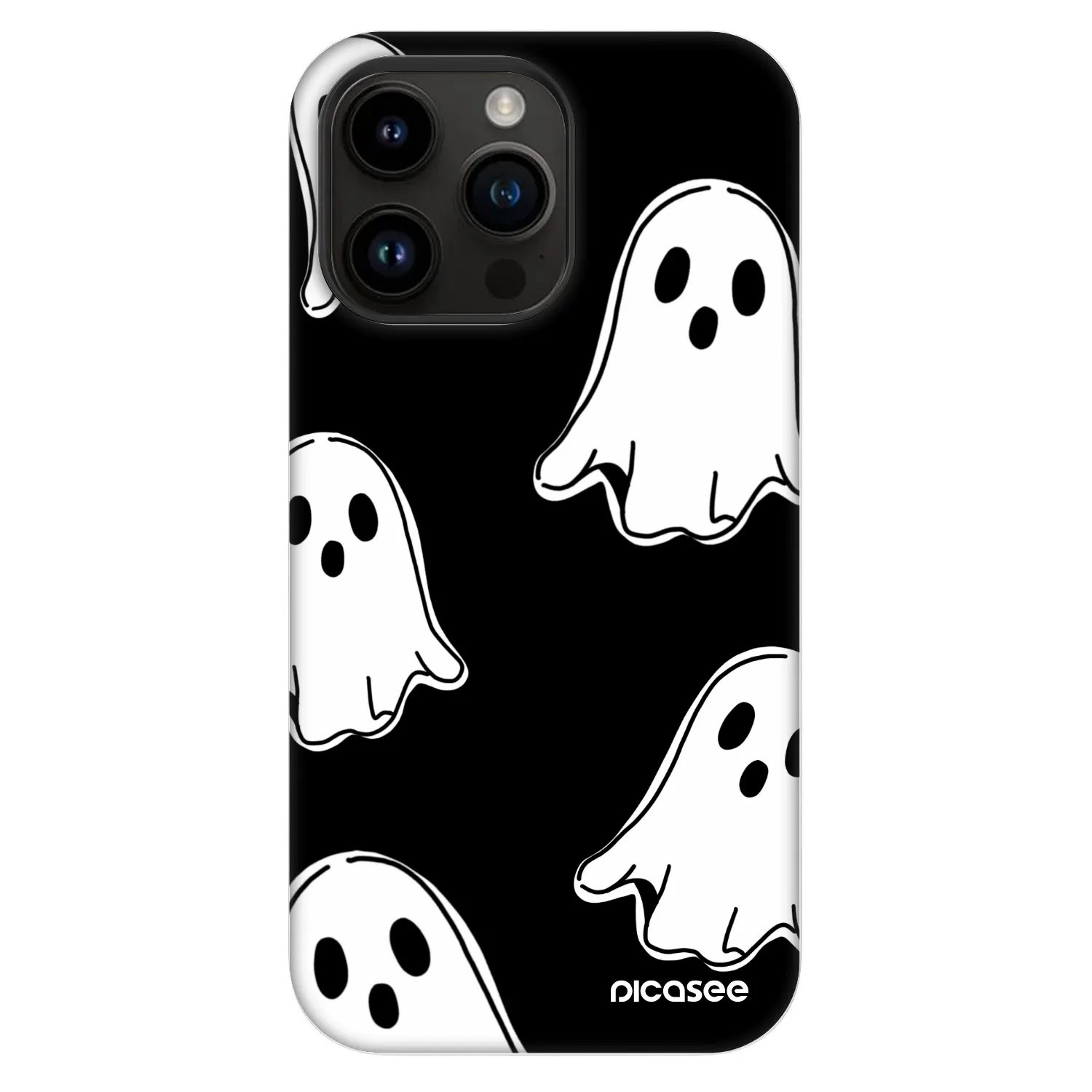 Picasee Fashion Case MagSafe pre Apple iPhone 14 Pro Max - Black ghosts
