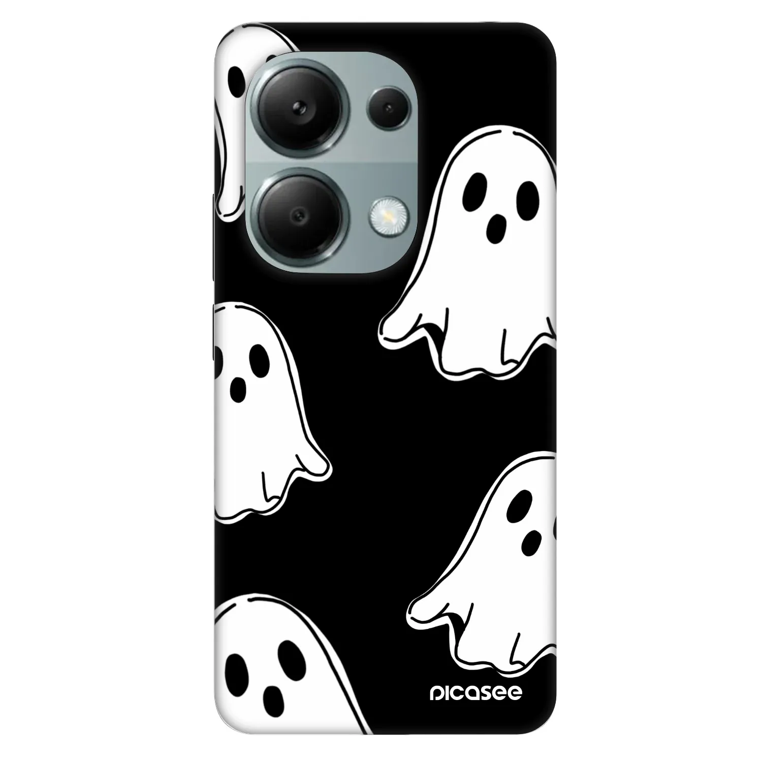 Picasee Fashion Case pre Xiaomi Redmi Note 13 Pro 4G - Black ghosts