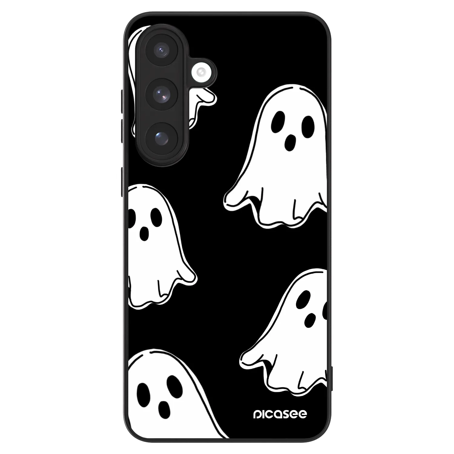Picasee ULTIMATE CASE PowerShare pro Samsung Galaxy S25 FE 5G - Black ghosts