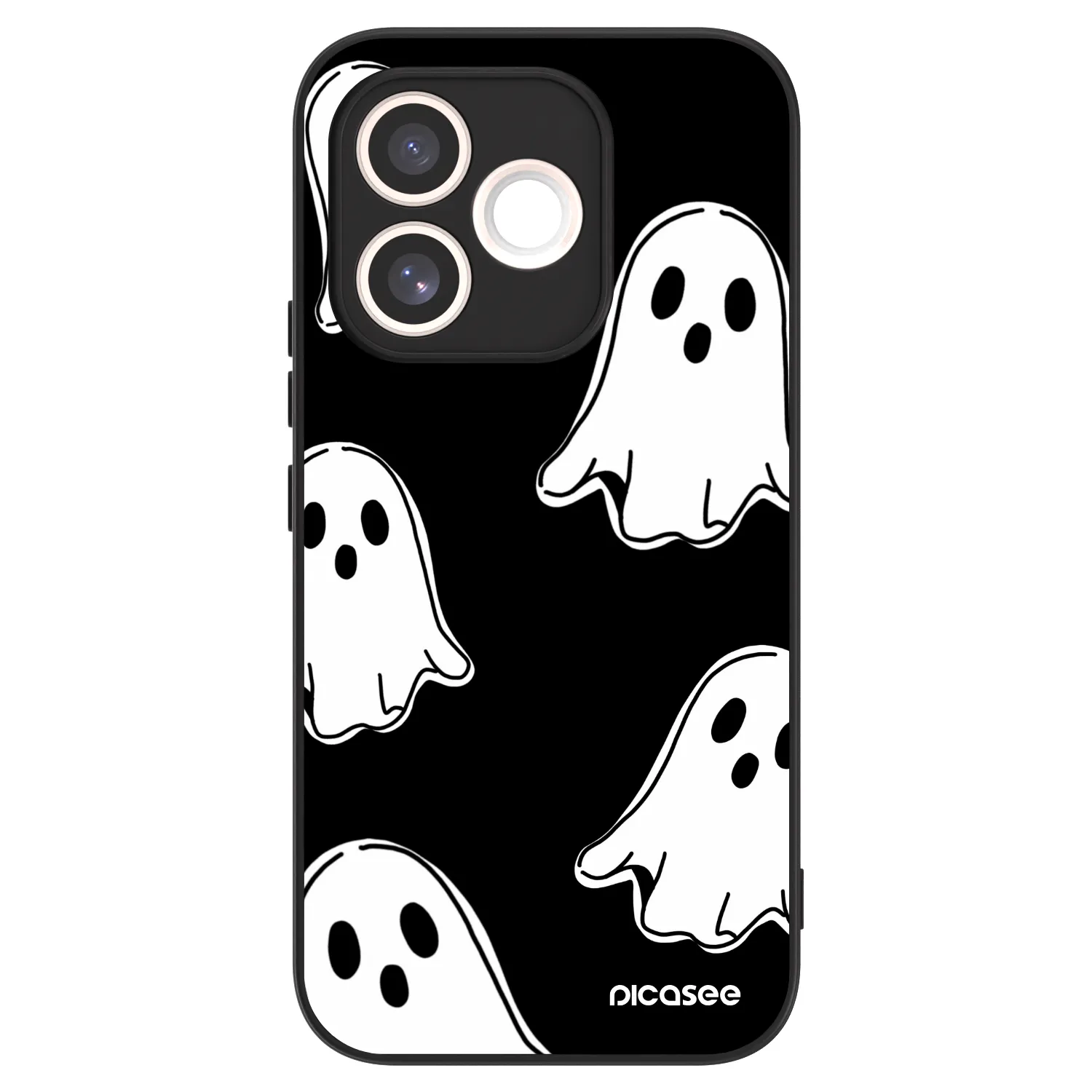 Picasee ULTIMATE CASE pro Honor 600 Lite - Black ghosts