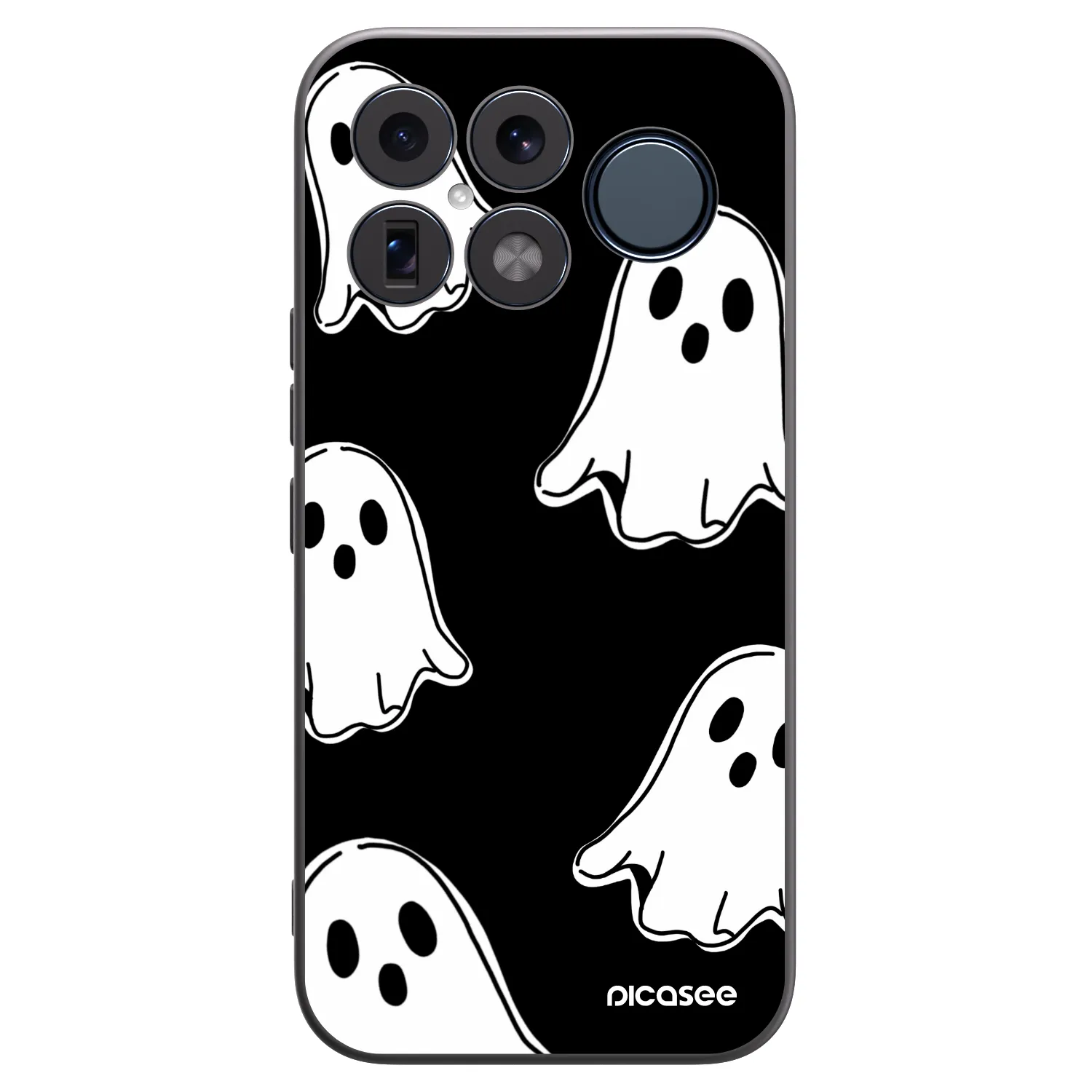 Picasee silikónový čierny obal pre Xiaomi Poco F8 Ultra - Black ghosts
