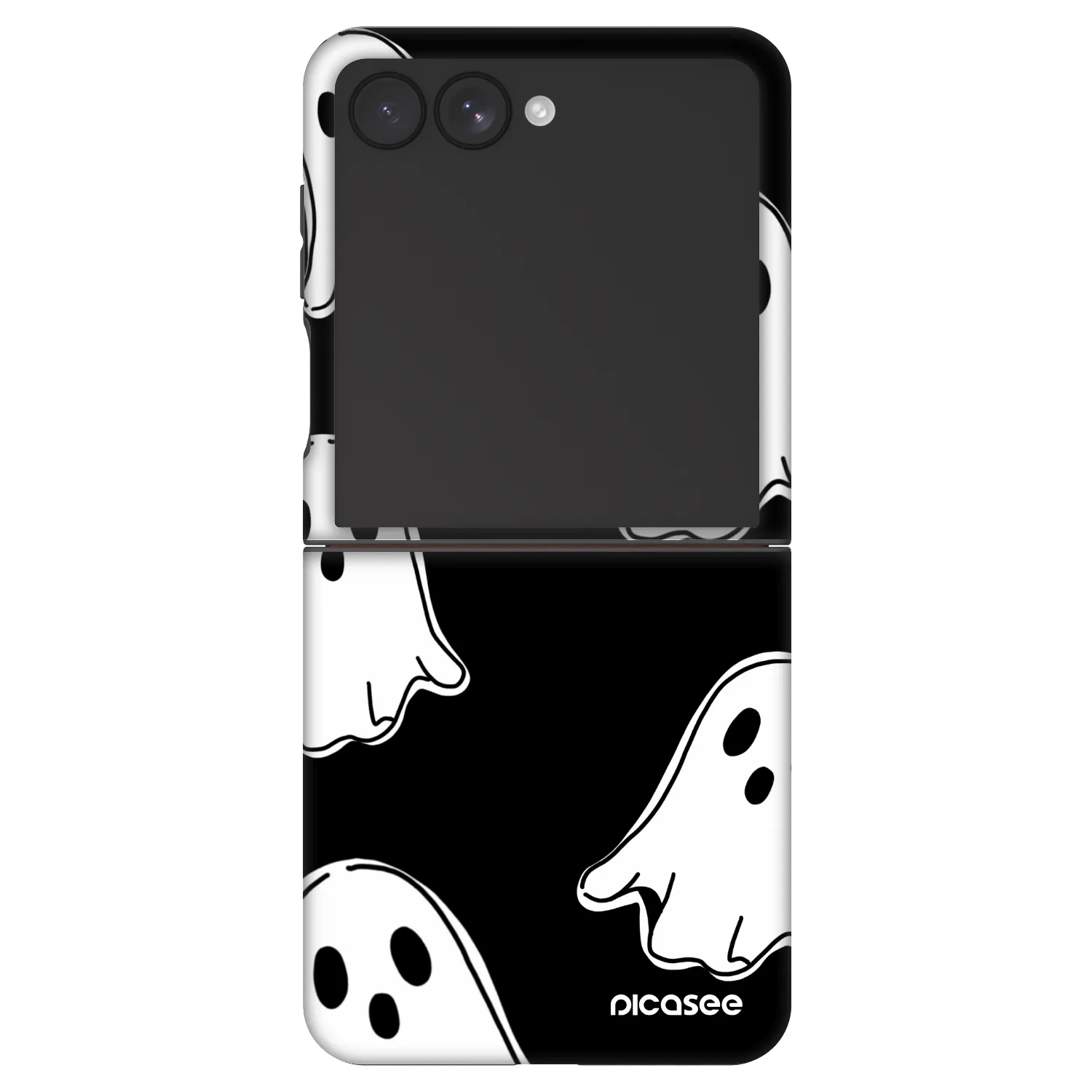 Picasee Fashion Case pre Samsung Galaxy Z Flip7 5G - Black ghosts
