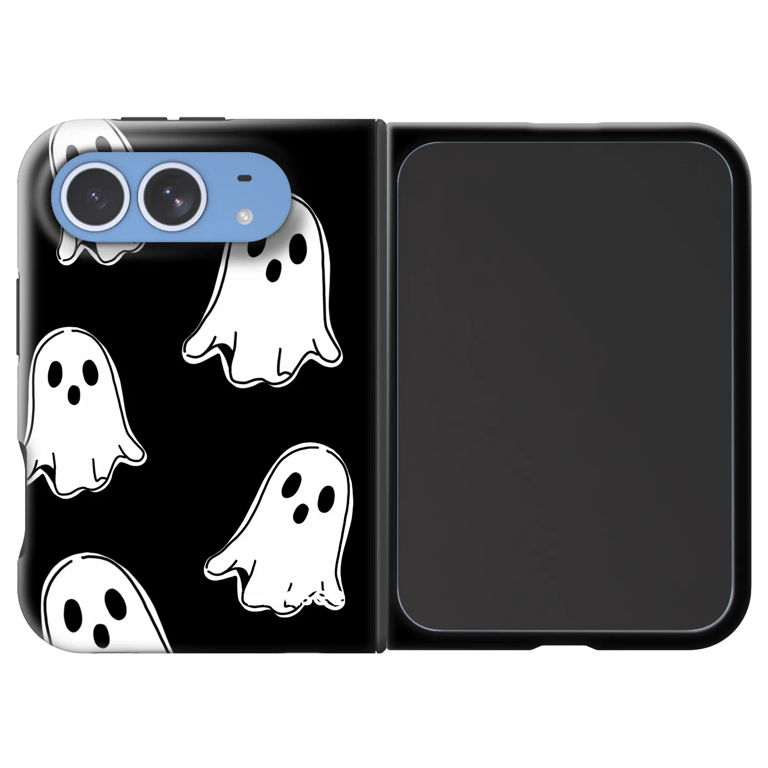 Picasee Fashion Case MagSafe pre Apple iPhone Duo - Black ghosts