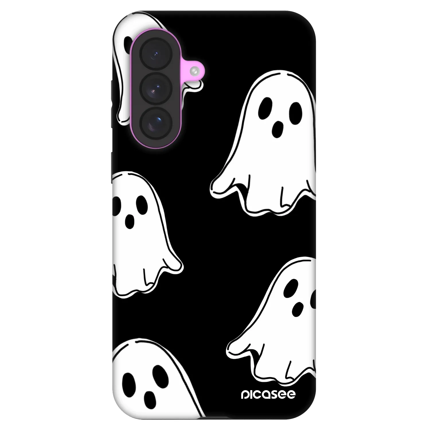 Picasee Fashion Case pre Samsung Galaxy A37 - Black ghosts