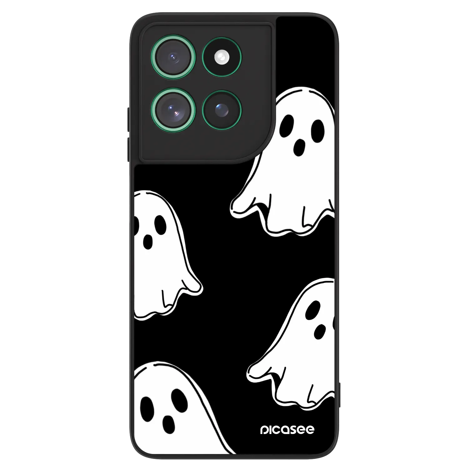 Picasee ULTIMATE CASE pro Motorola Moto G57 Power - Black ghosts