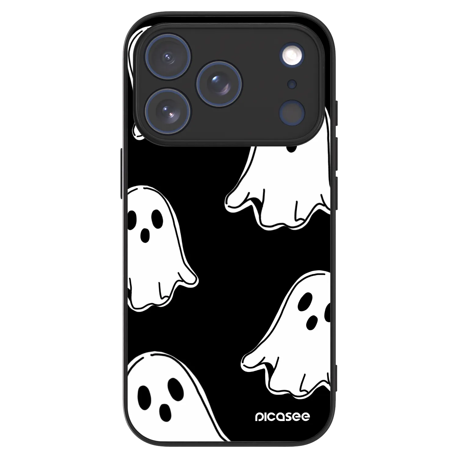 Picasee ULTIMATE CASE MagSafe pro Apple iPhone 18 Pro - Black ghosts
