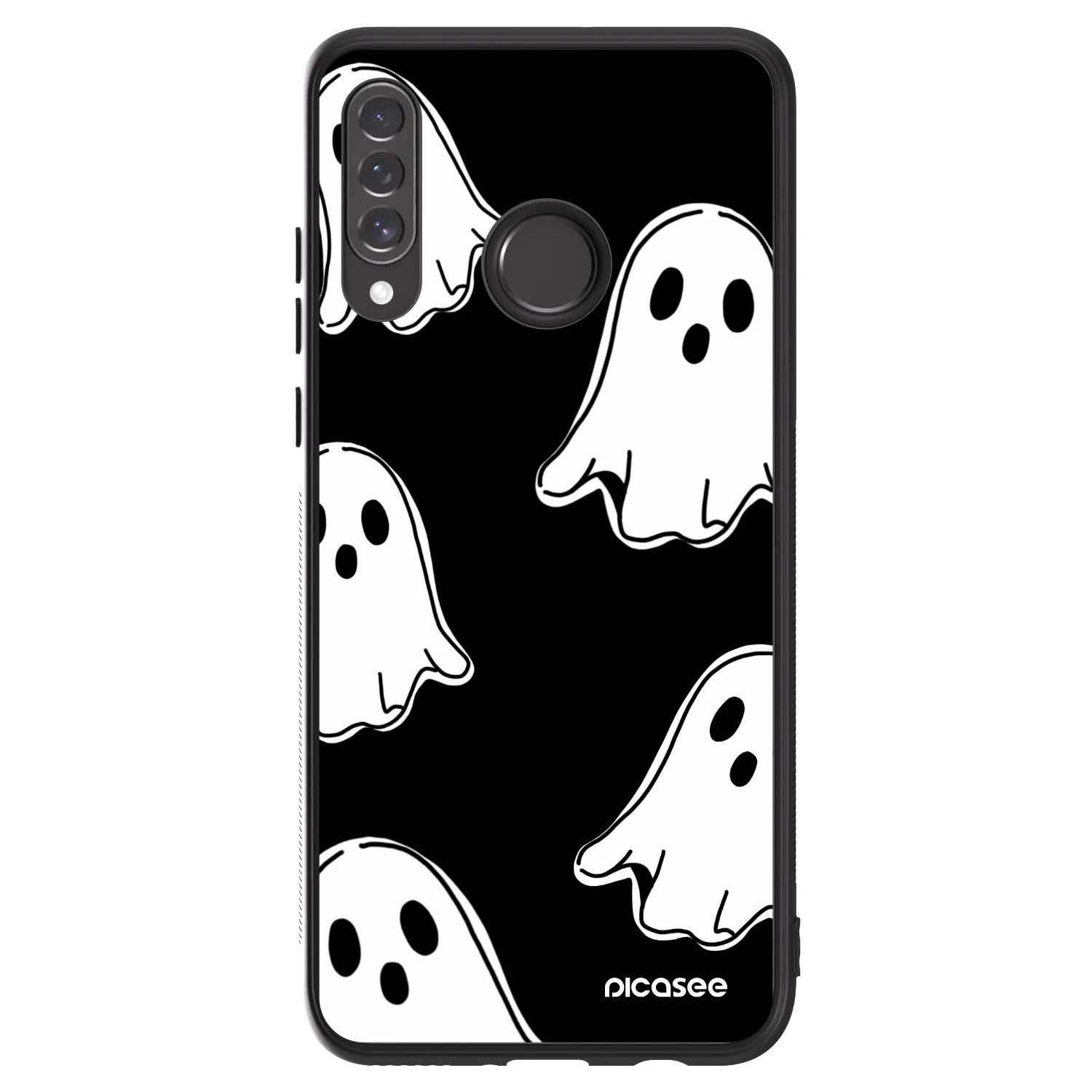 Picasee ULTIMATE CASE pro Huawei P30 Lite - Black ghosts