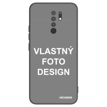 Picasee silikónový čierny obal pre Xiaomi Redmi 9 - Vlastný fotka/motiv