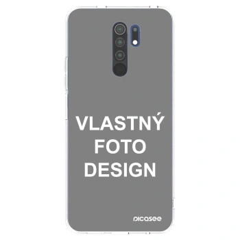 Picasee silikónový prehľadný obal pre Xiaomi Redmi 9 - Vlastný fotka/motiv