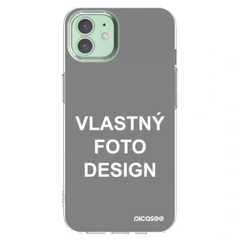 Picasee silikónový prehľadný obal pre Apple iPhone 12 - Vlastný fotka/motiv